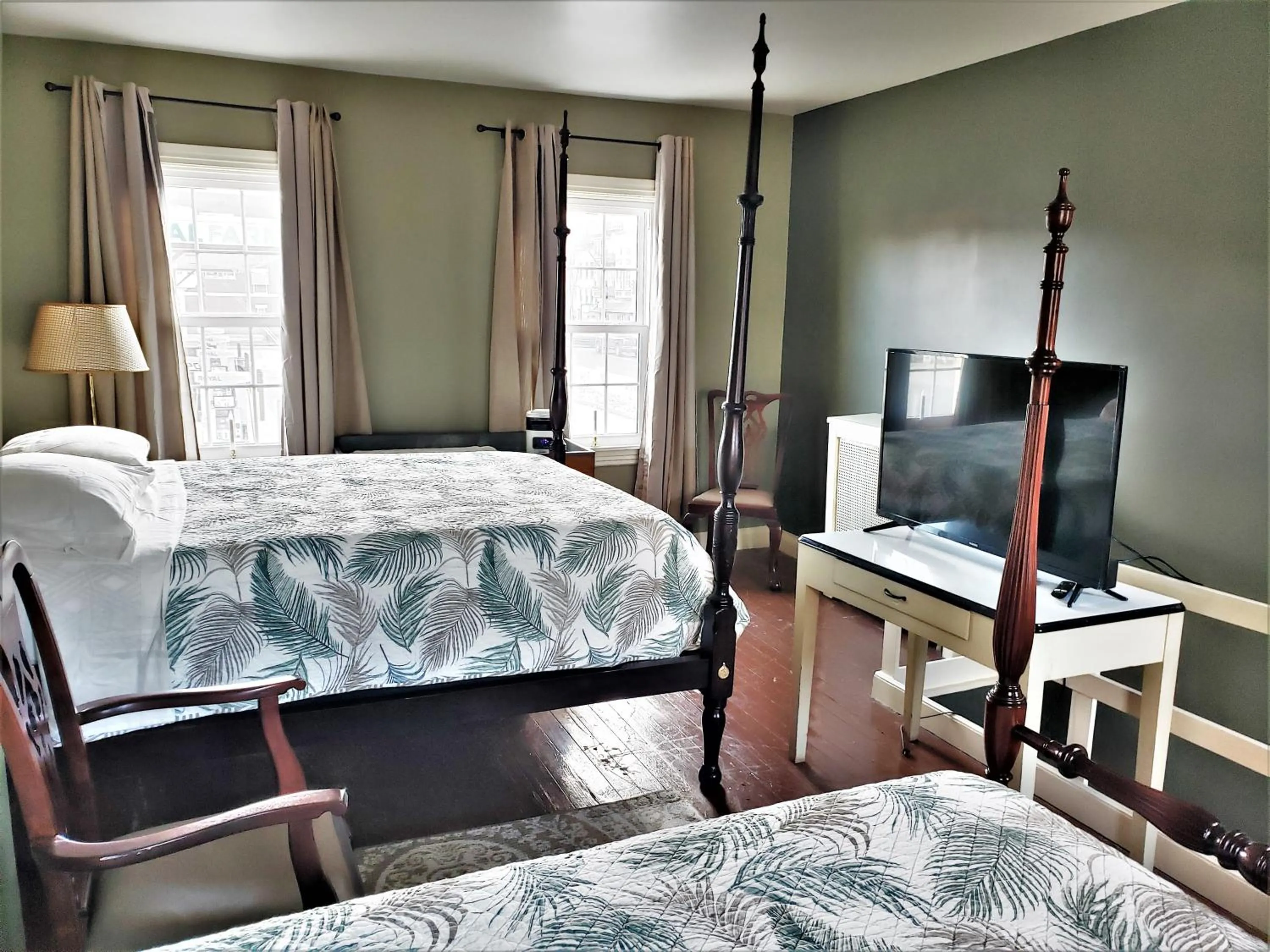 Bed in Downtown Bucher House