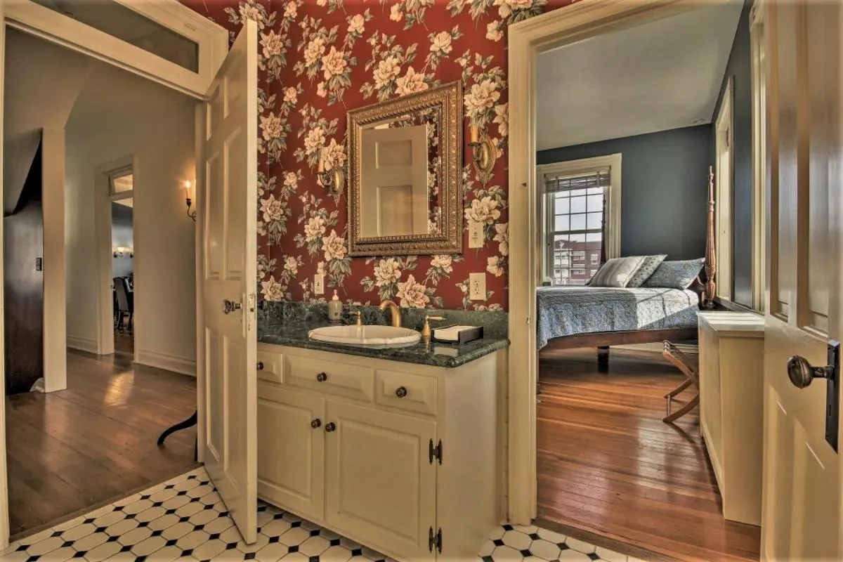 Bed in Downtown Bucher House