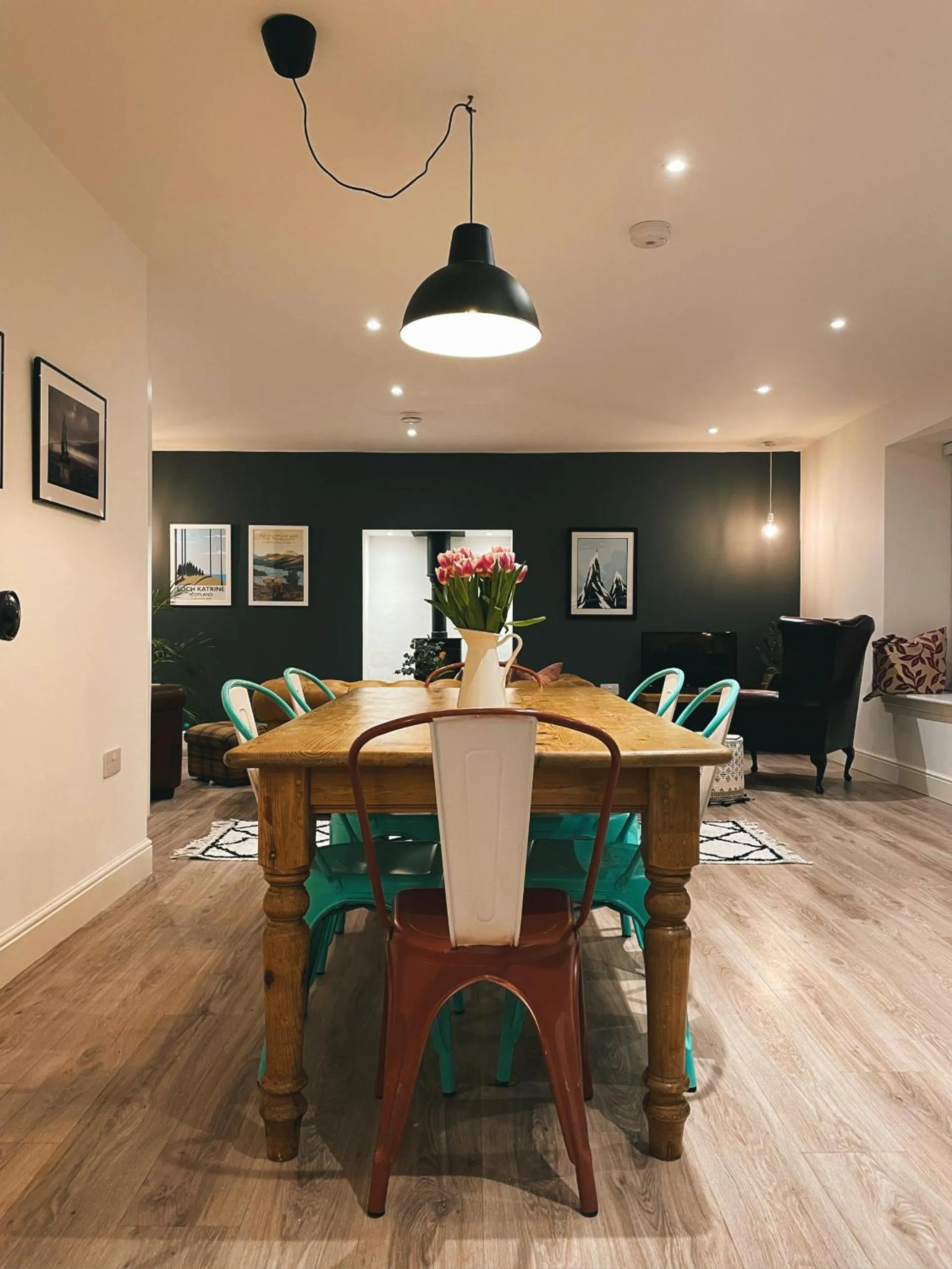 Dining area in The Trossachs Collection