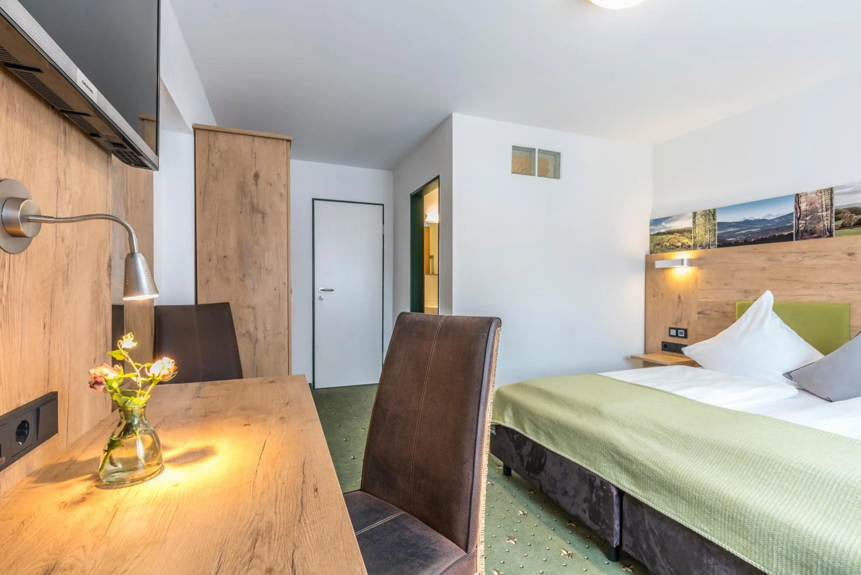 Bed in Rührberger Hof Hotel & Restaurant Grenzach-Wyhlen bei Basel