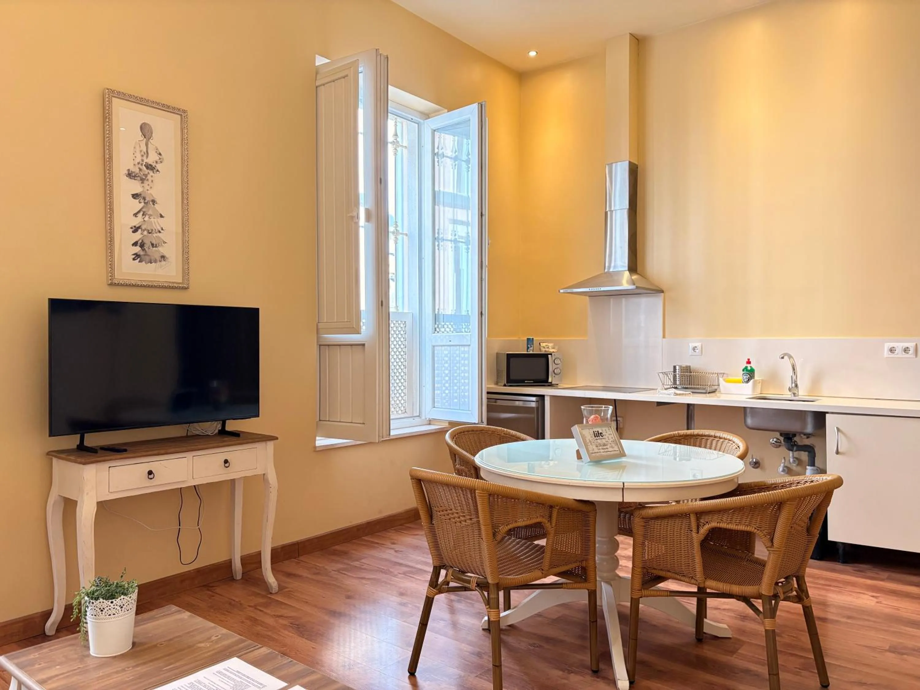 TV and multimedia in Life Apartments San Vicente