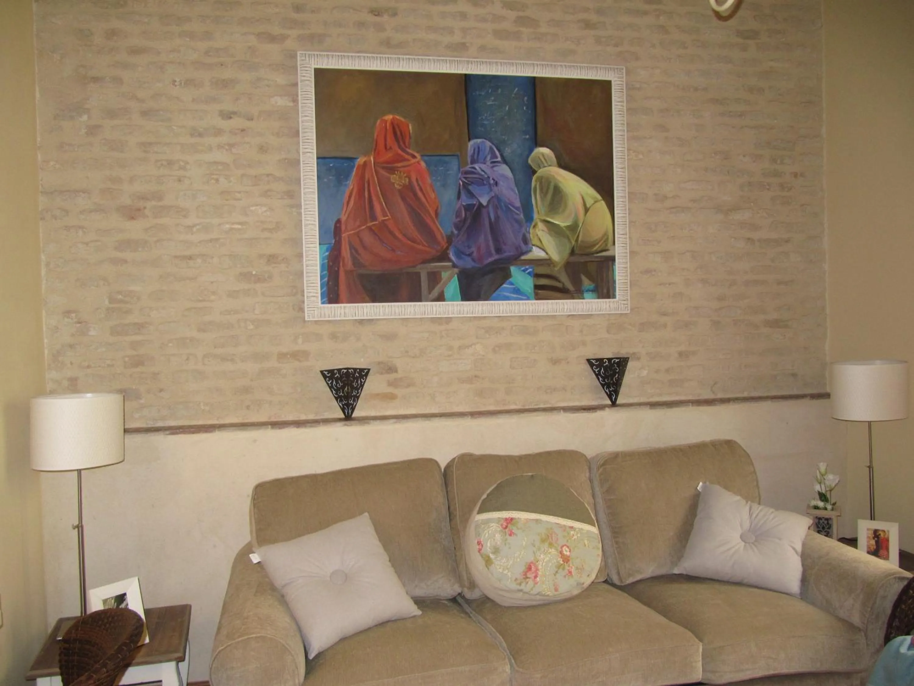 Seating area in Life Apartments San Vicente