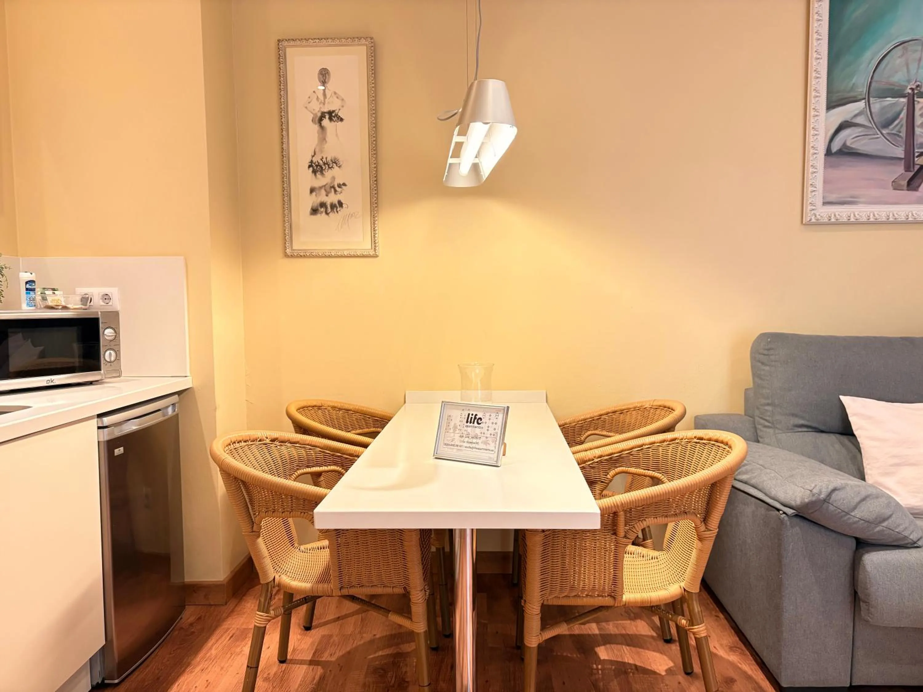 Kitchen or kitchenette in Life Apartments San Vicente