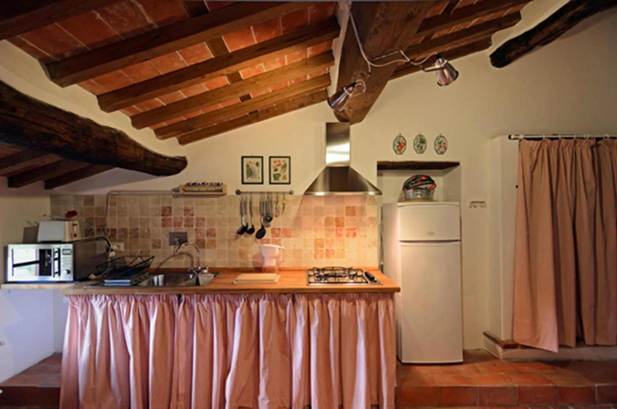 Kitchen or kitchenette in Al Palazzaccio