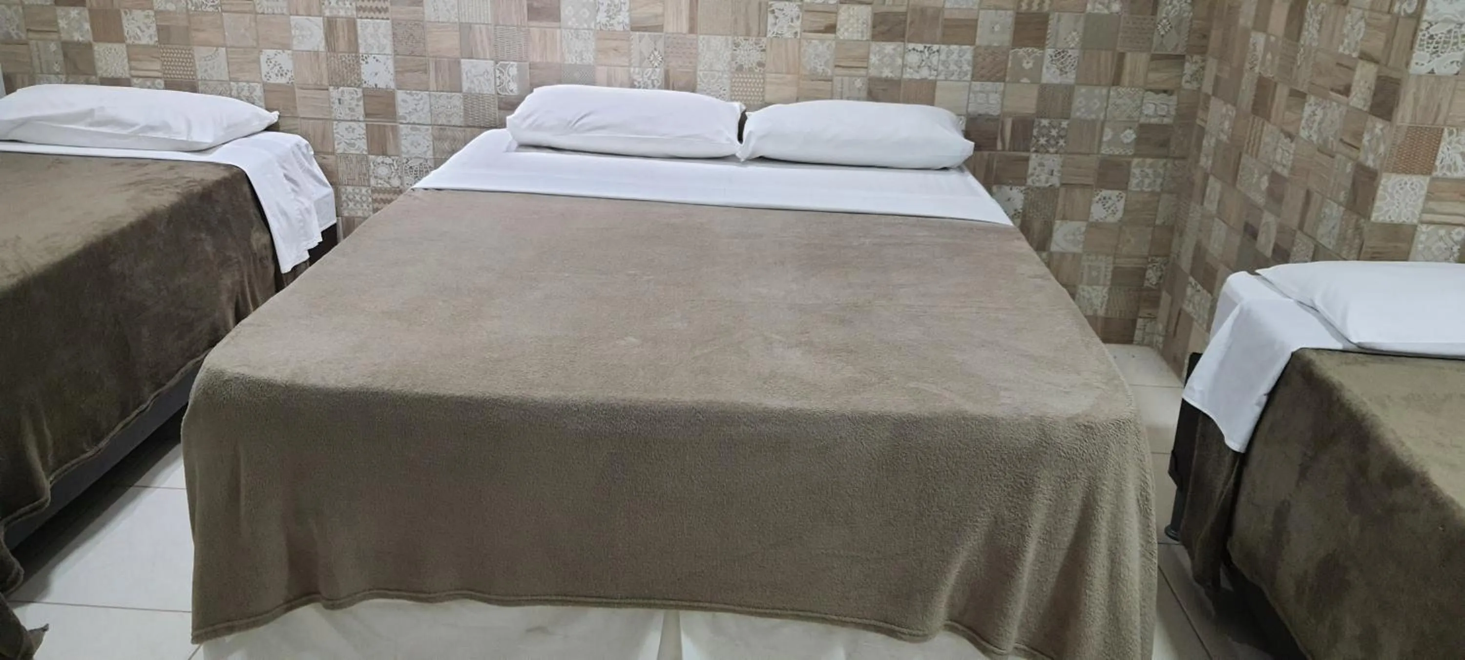 Bed in Atlântico Flat Apt 205