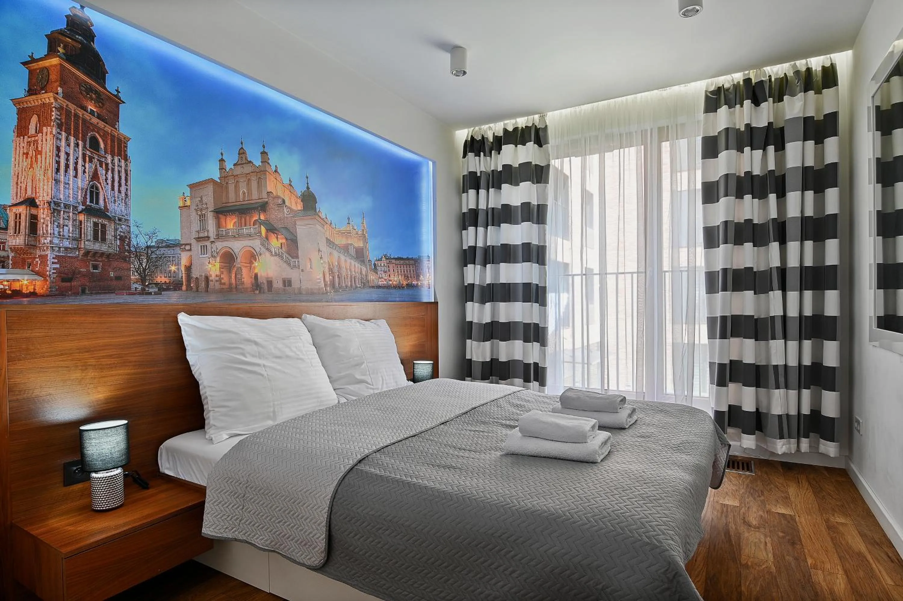 Bedroom, Bed in Apartamenty Prestige Browar Lubicz Stare Miasto