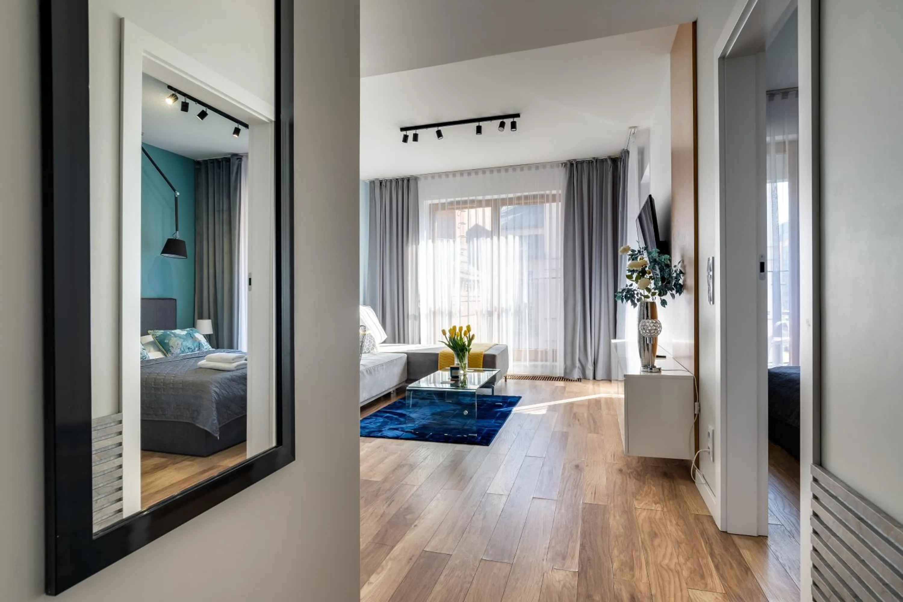 Bed in Apartamenty Prestige Browar Lubicz Stare Miasto