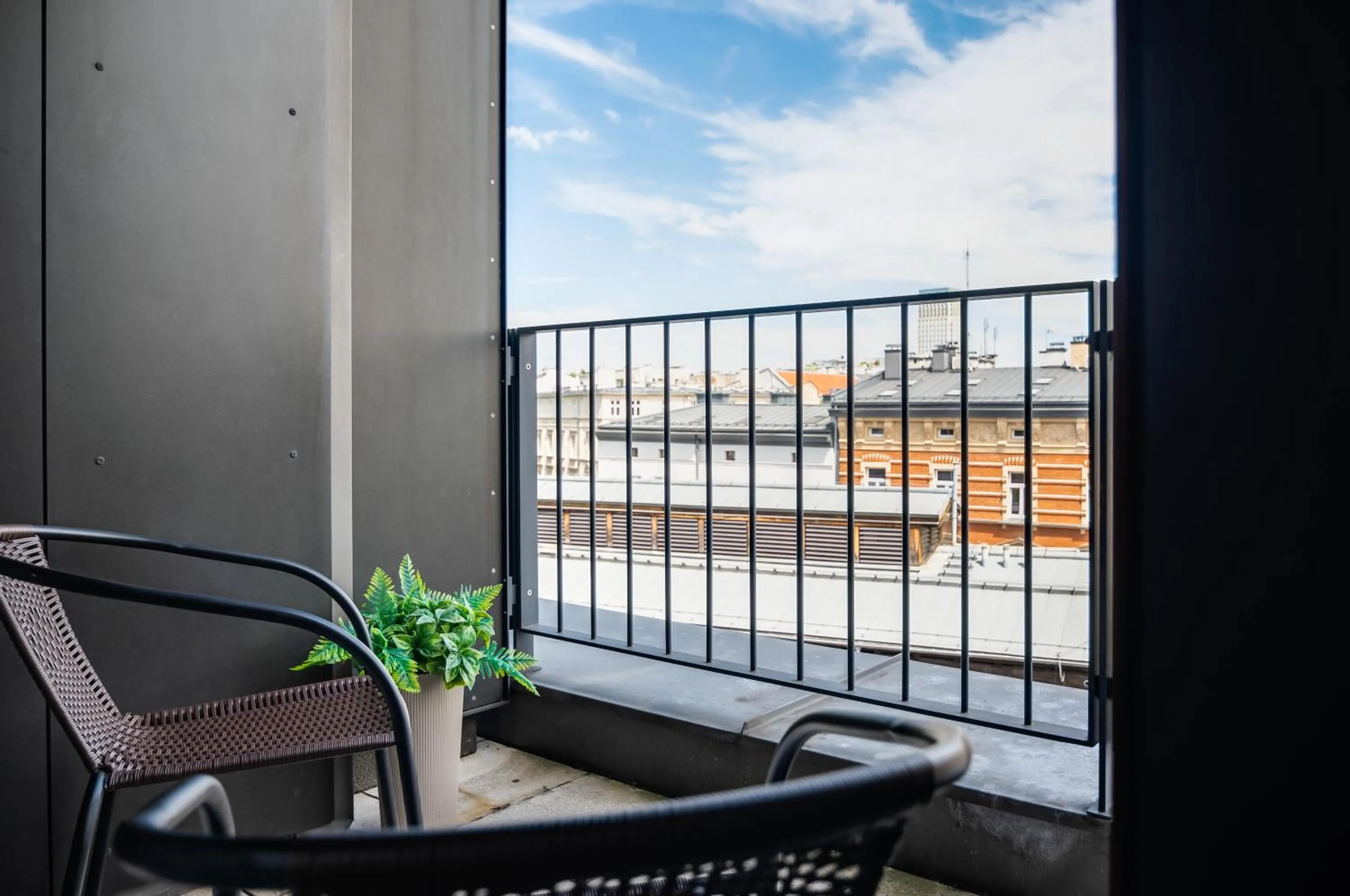 Balcony/Terrace in Apartamenty Prestige Browar Lubicz Stare Miasto