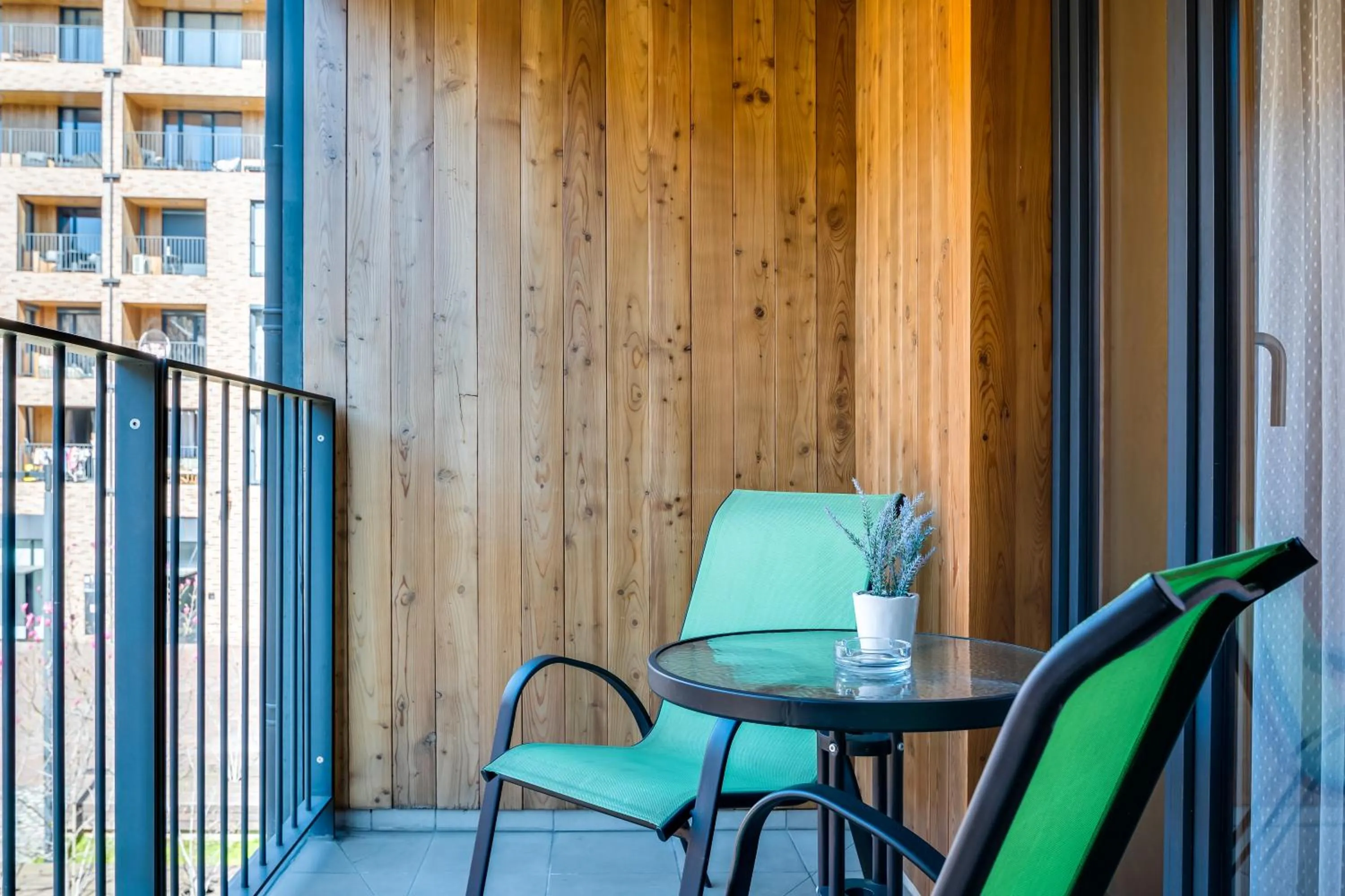 Balcony/Terrace in Apartamenty Prestige Browar Lubicz Stare Miasto