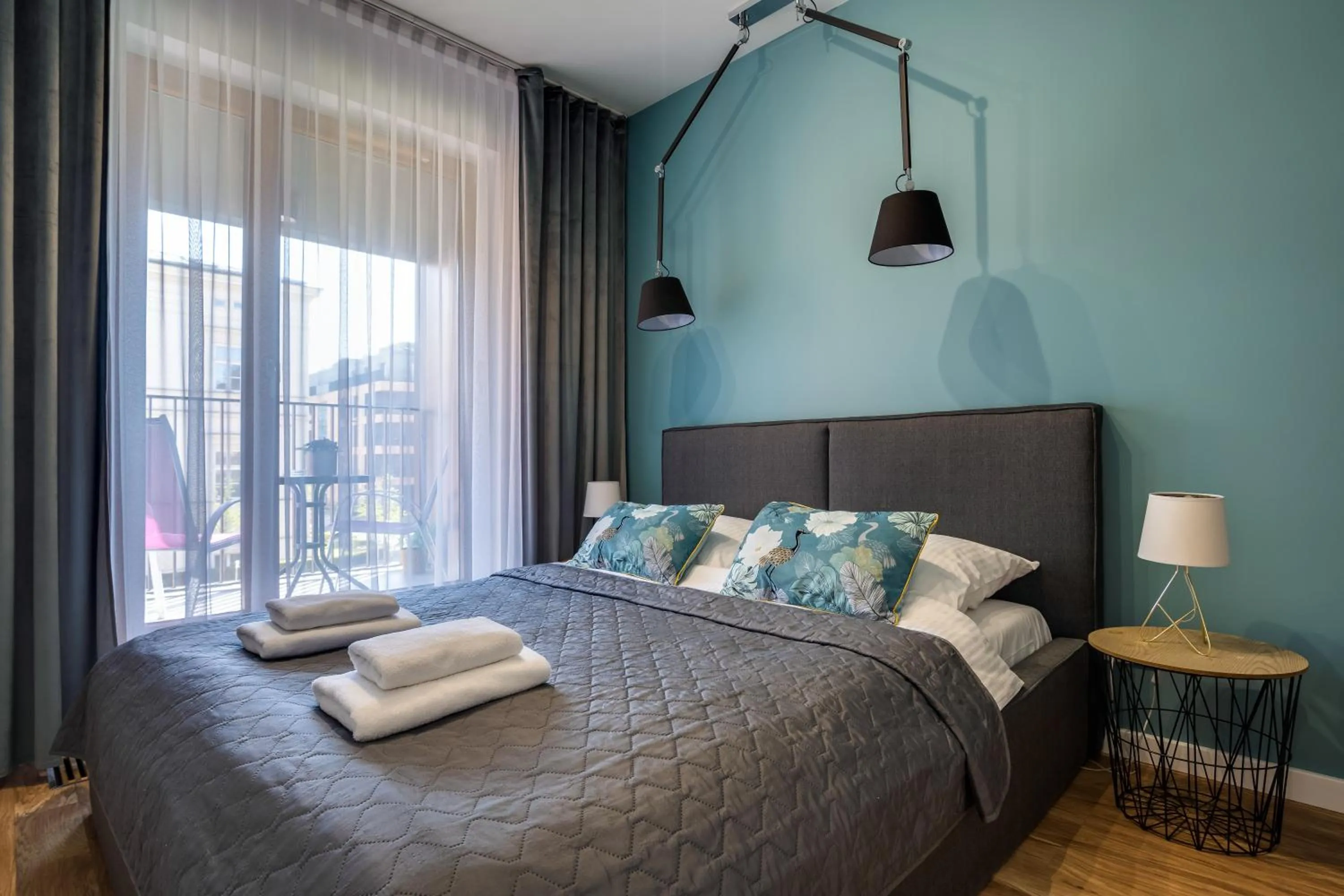 Bed in Apartamenty Prestige Browar Lubicz Stare Miasto