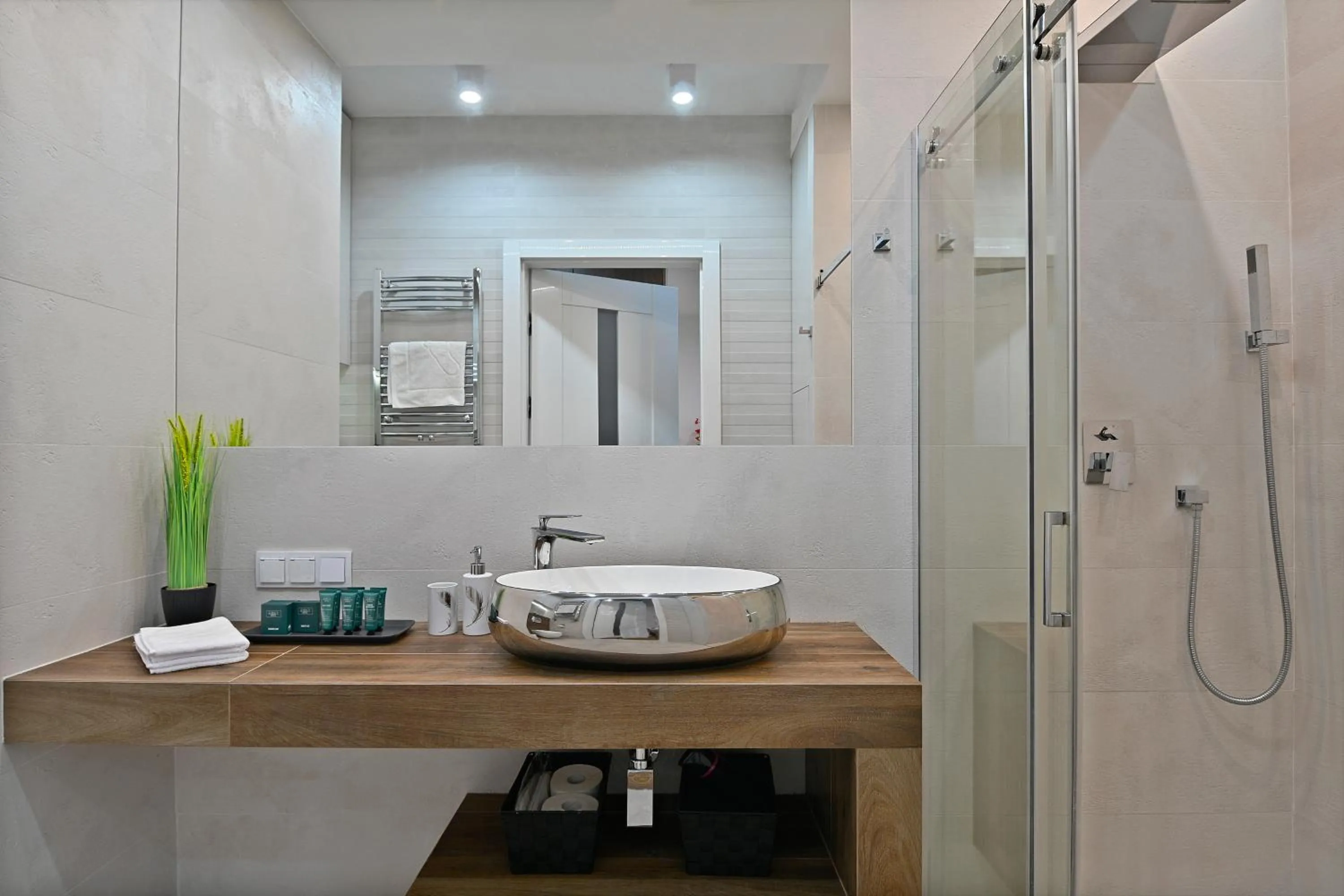 Shower in Apartamenty Prestige Browar Lubicz Stare Miasto