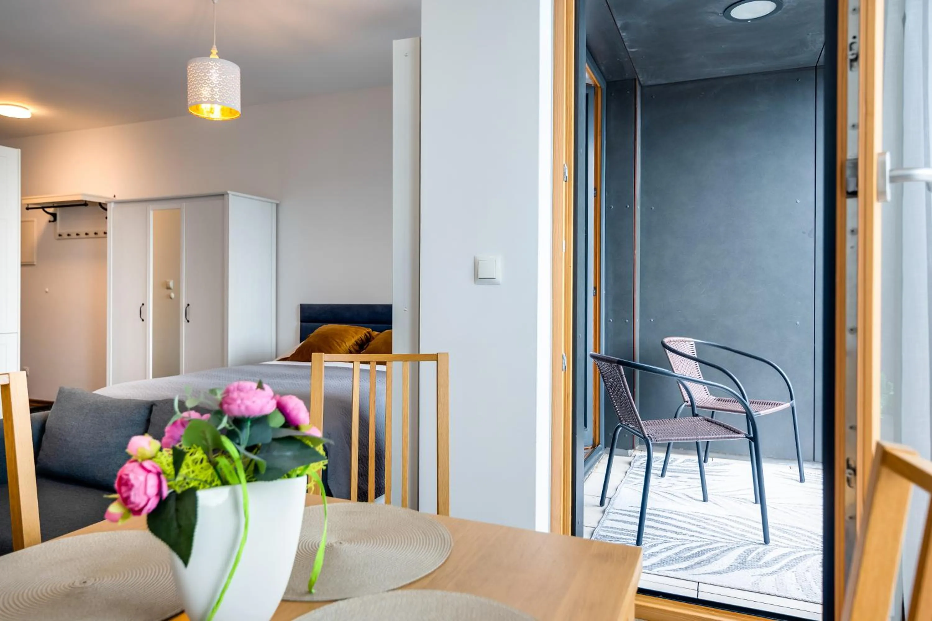 Balcony/Terrace in Apartamenty Prestige Browar Lubicz Stare Miasto