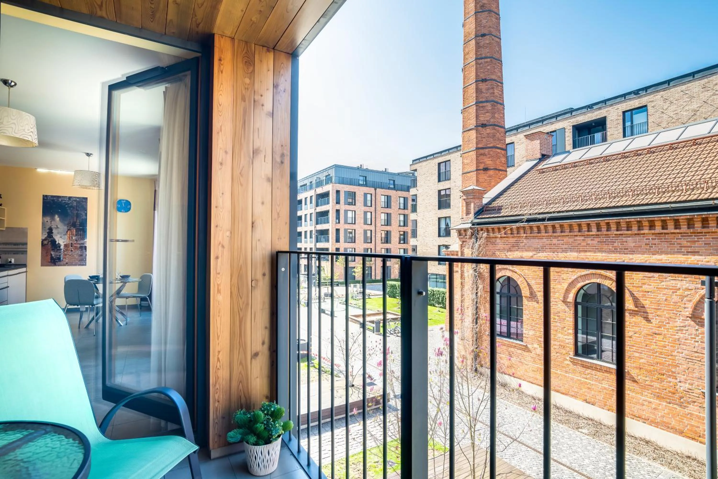Inner courtyard view in Apartamenty Prestige Browar Lubicz Stare Miasto