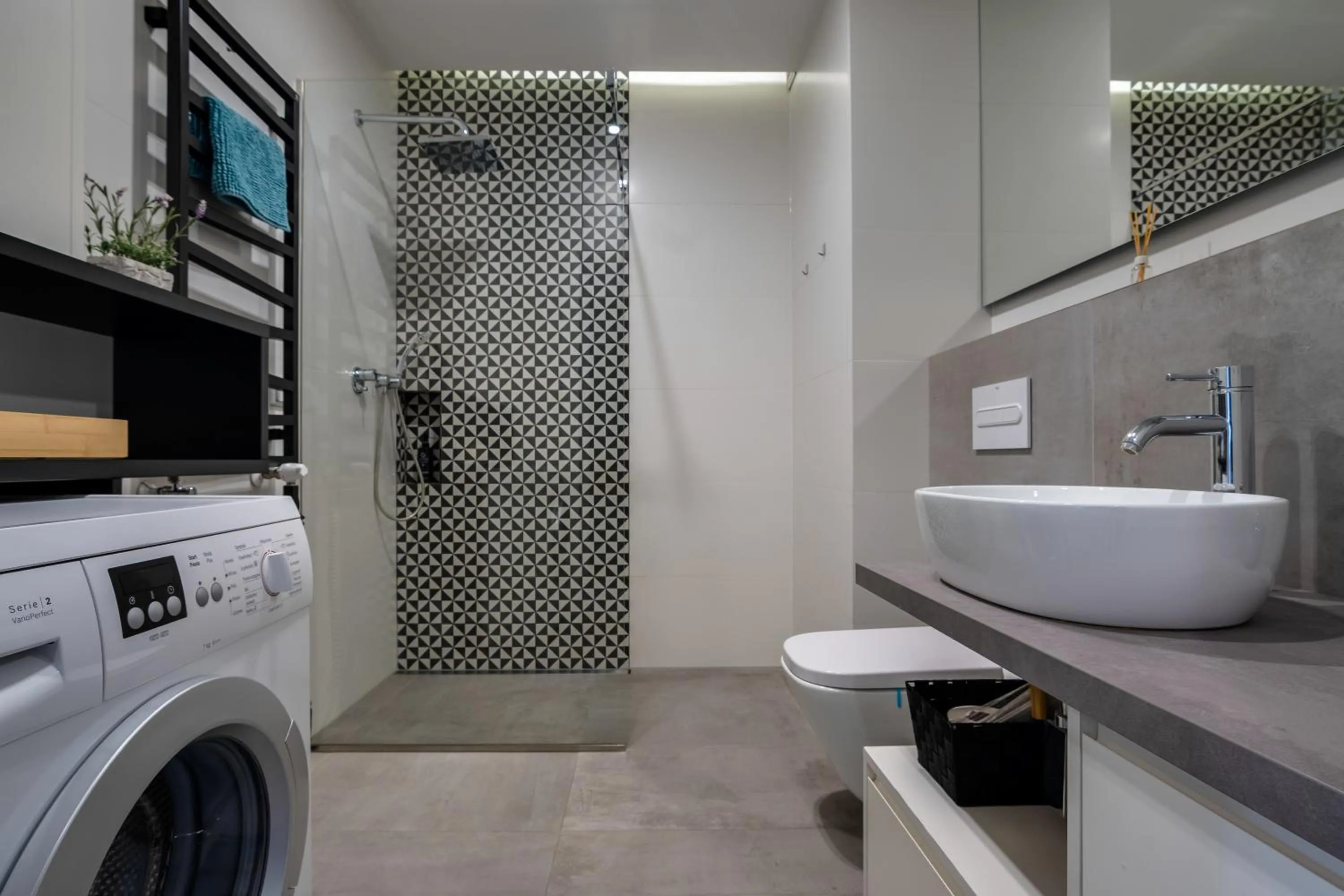 Shower in Apartamenty Prestige Browar Lubicz Stare Miasto