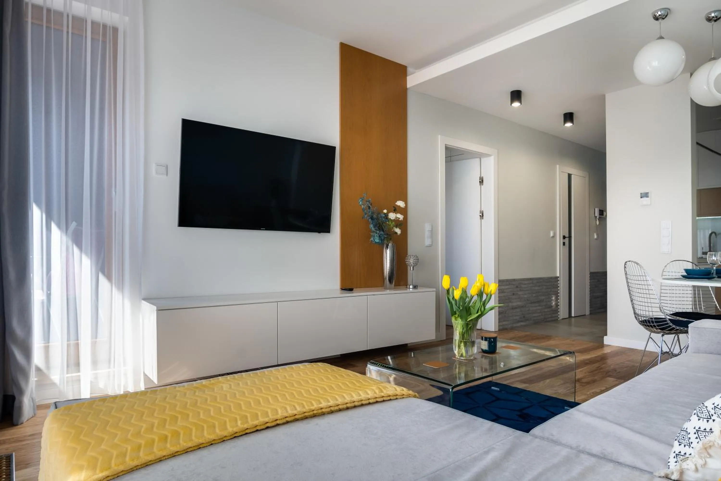 TV and multimedia, Bed in Apartamenty Prestige Browar Lubicz Stare Miasto
