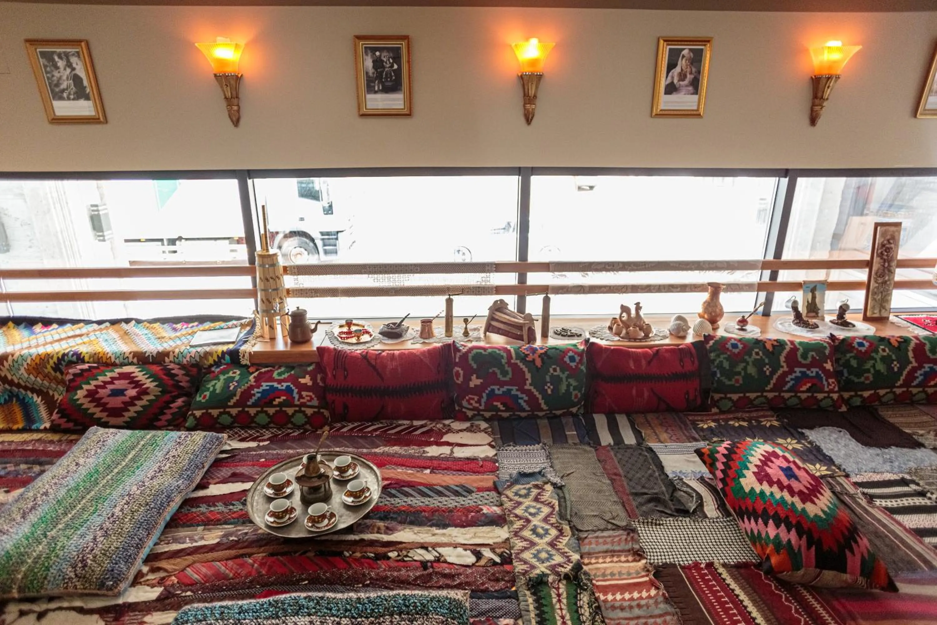 Living room in Kraal Hotel Vlore