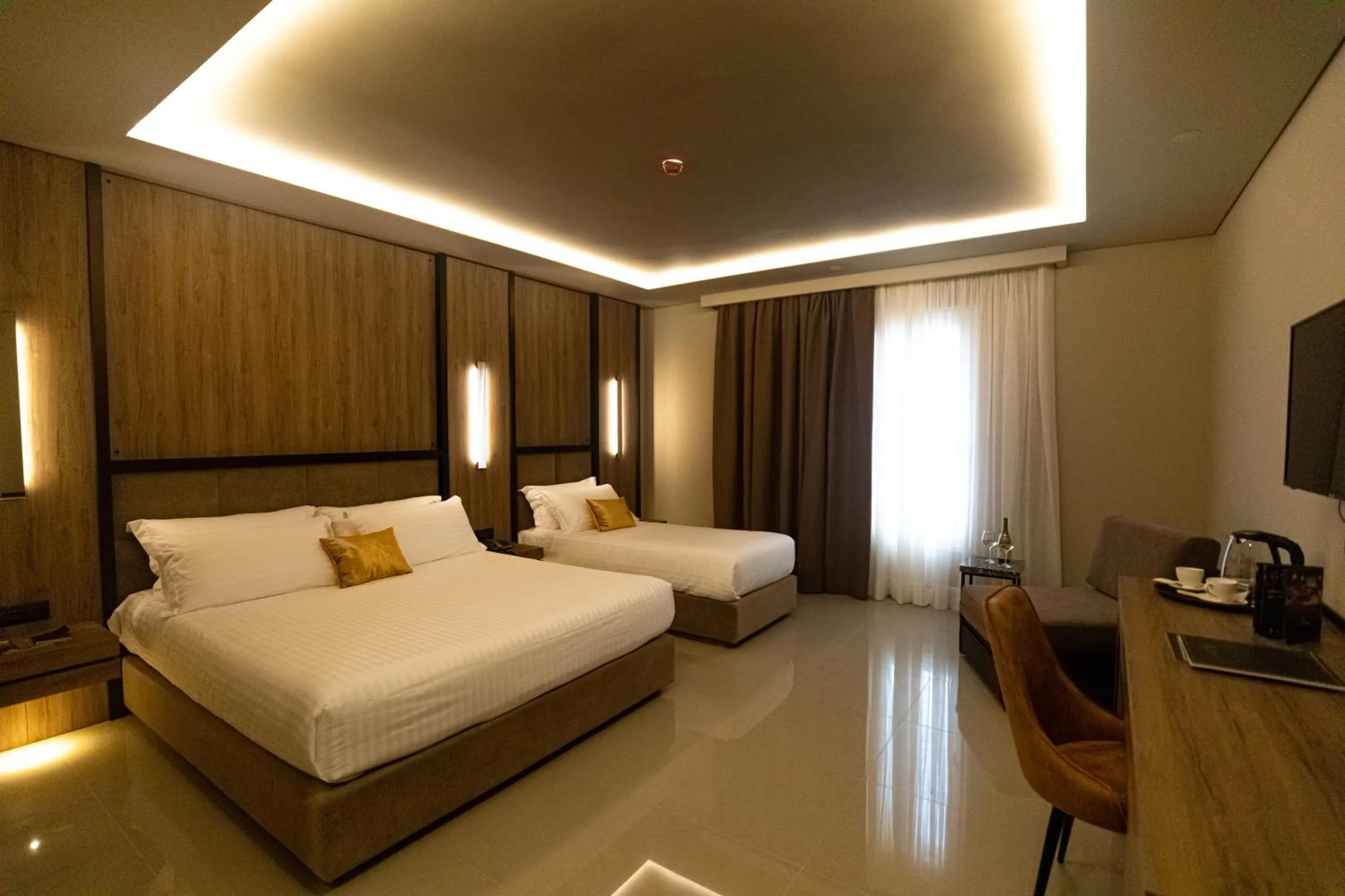 Bed in Kraal Hotel Vlore