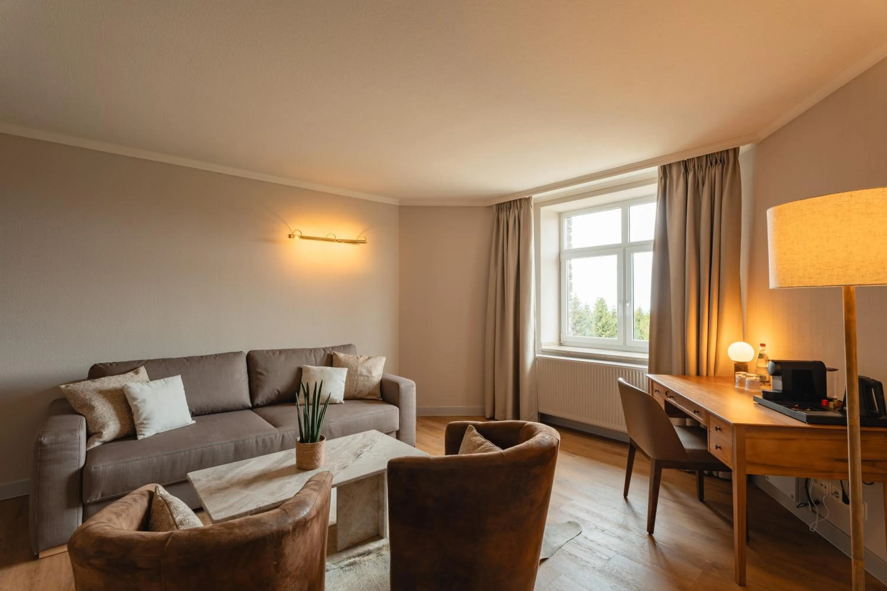 Living room in Naturhotel Sachsenbaude Oberwiesenthal - Indoor-Pool & Outdoor-Whirlpool