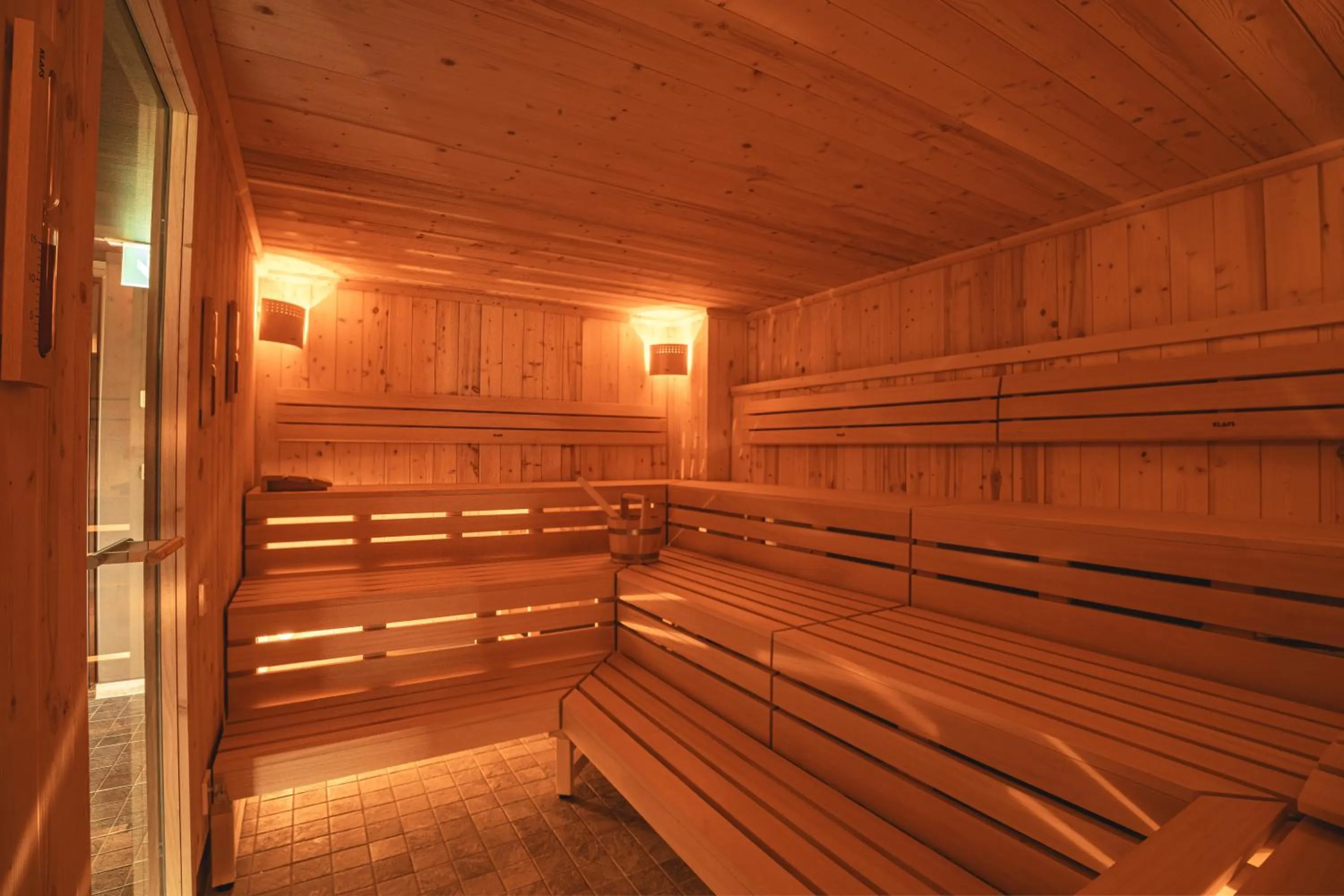 Sauna in Naturhotel Sachsenbaude Oberwiesenthal - Indoor-Pool & Outdoor-Whirlpool
