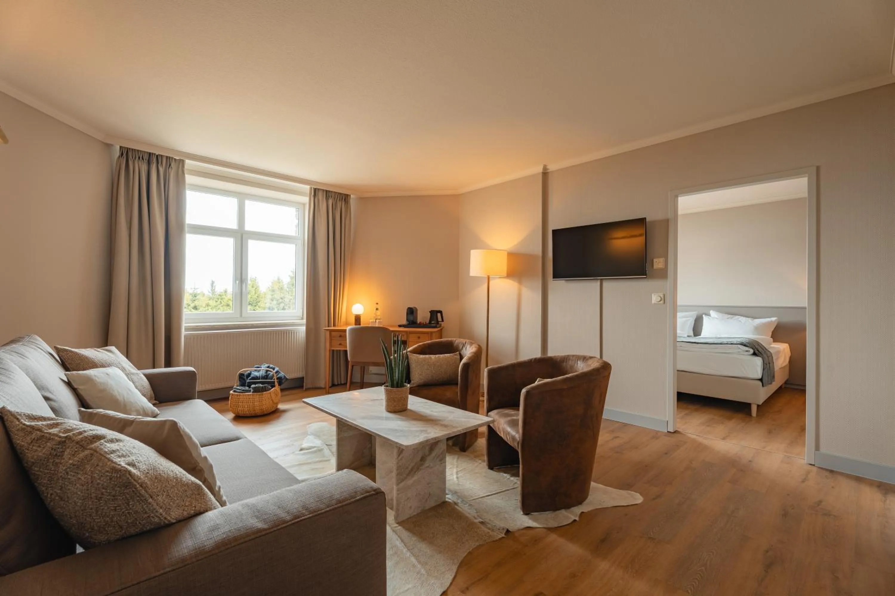Living room in Naturhotel Sachsenbaude Oberwiesenthal - Indoor-Pool & Outdoor-Whirlpool