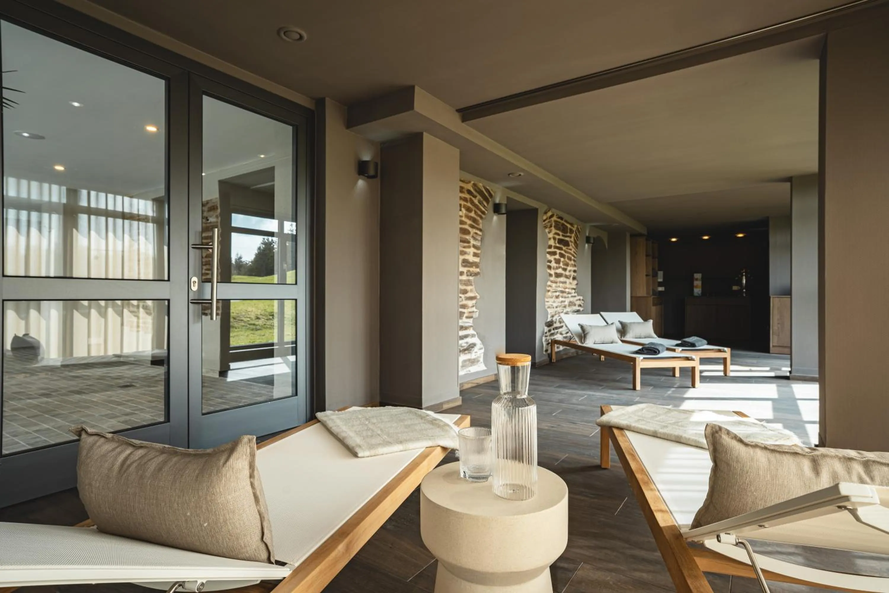 Spa and wellness centre/facilities in Naturhotel Sachsenbaude Oberwiesenthal - Indoor-Pool & Outdoor-Whirlpool