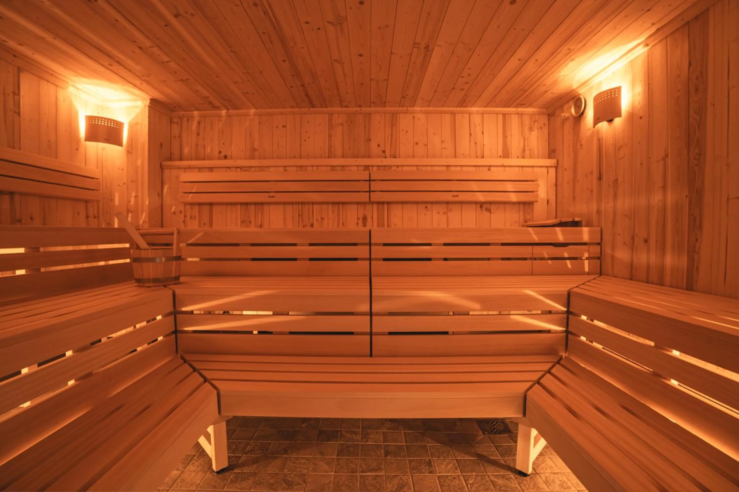 Sauna in Naturhotel Sachsenbaude Oberwiesenthal - Indoor-Pool & Outdoor-Whirlpool