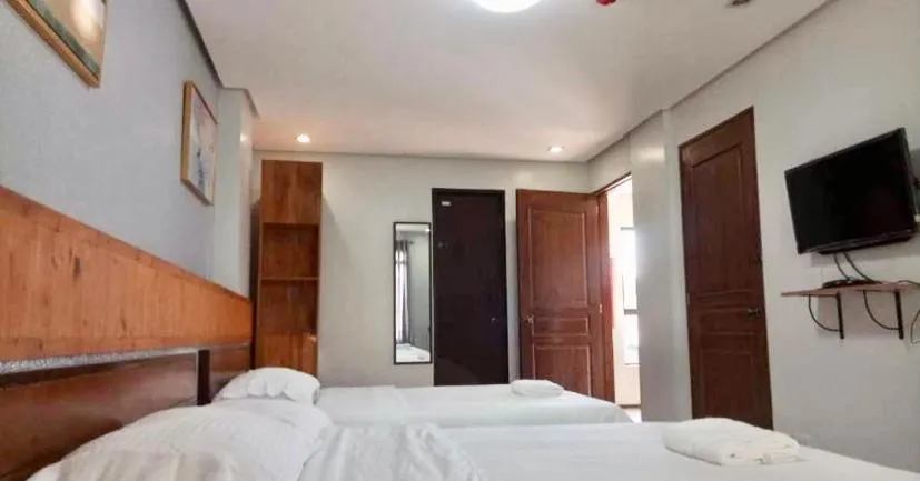 Bed in Philippa's Bed and Breakfast