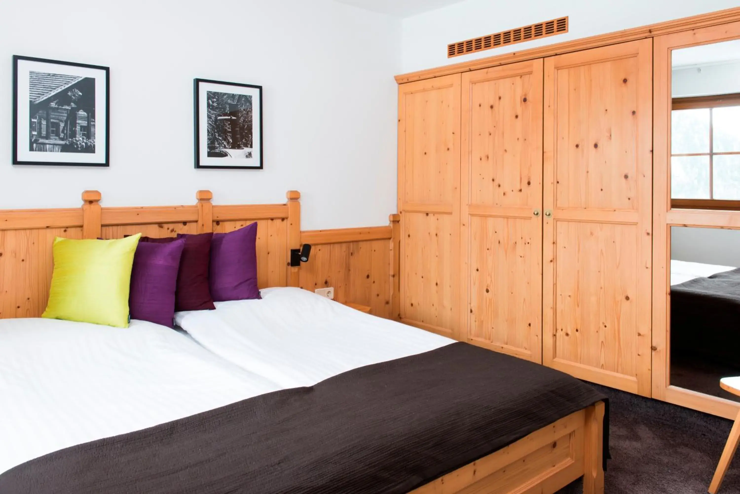 Bed in Hotel Goldried Bed in Hotel Goldried