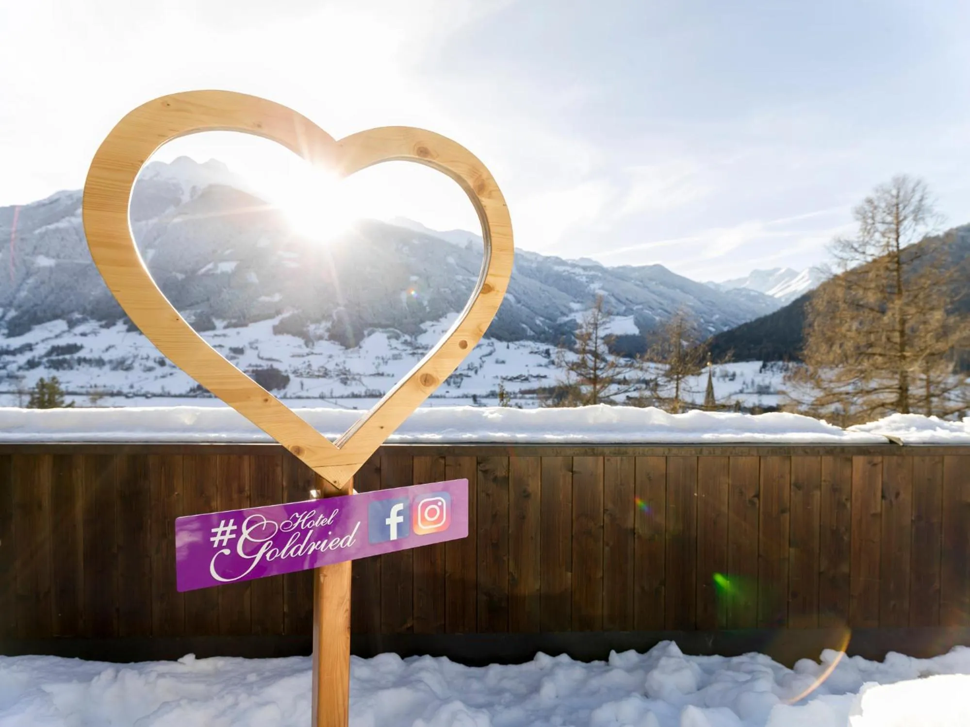 Property logo or sign in Hotel Goldried