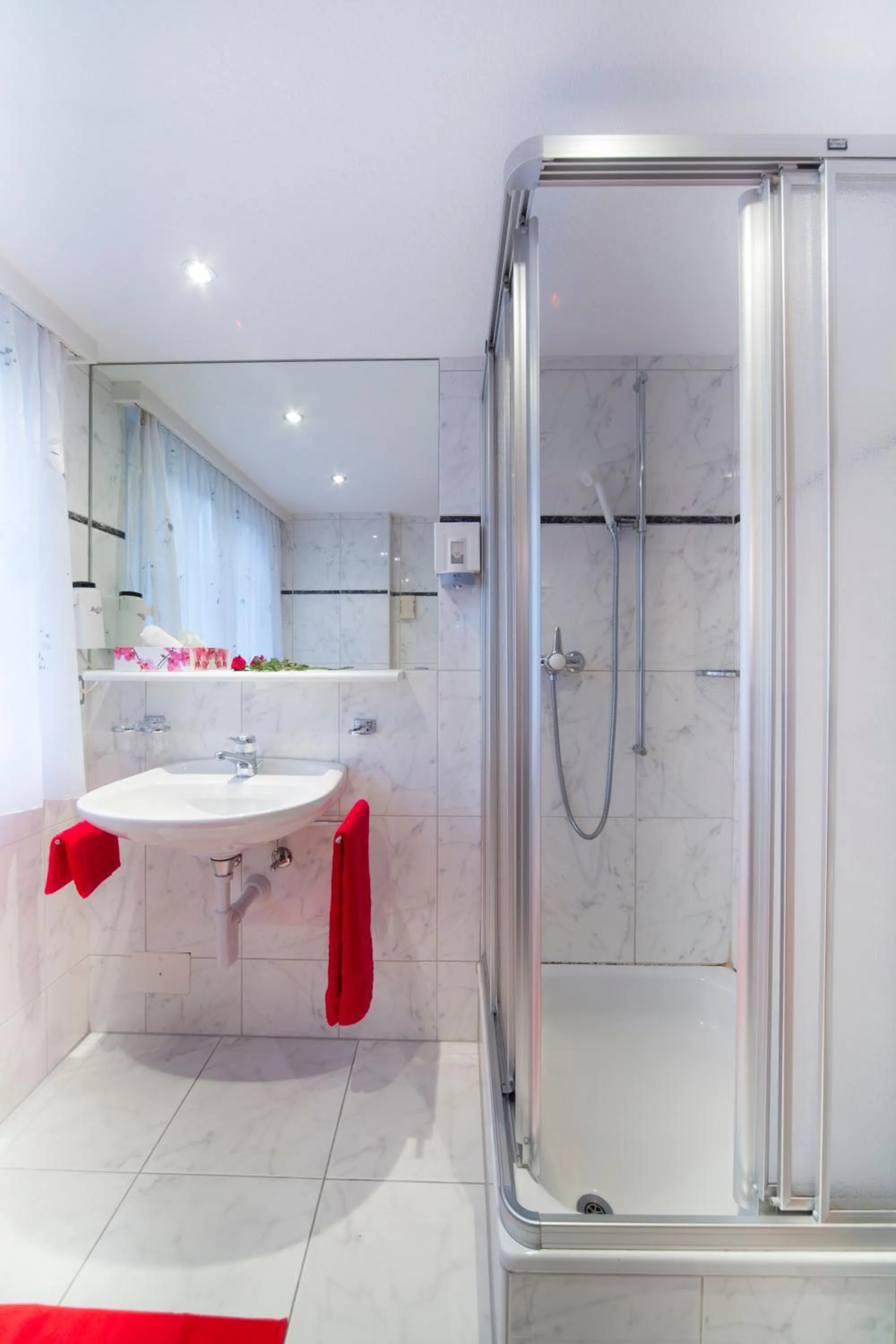 Shower in Hotel Olympia