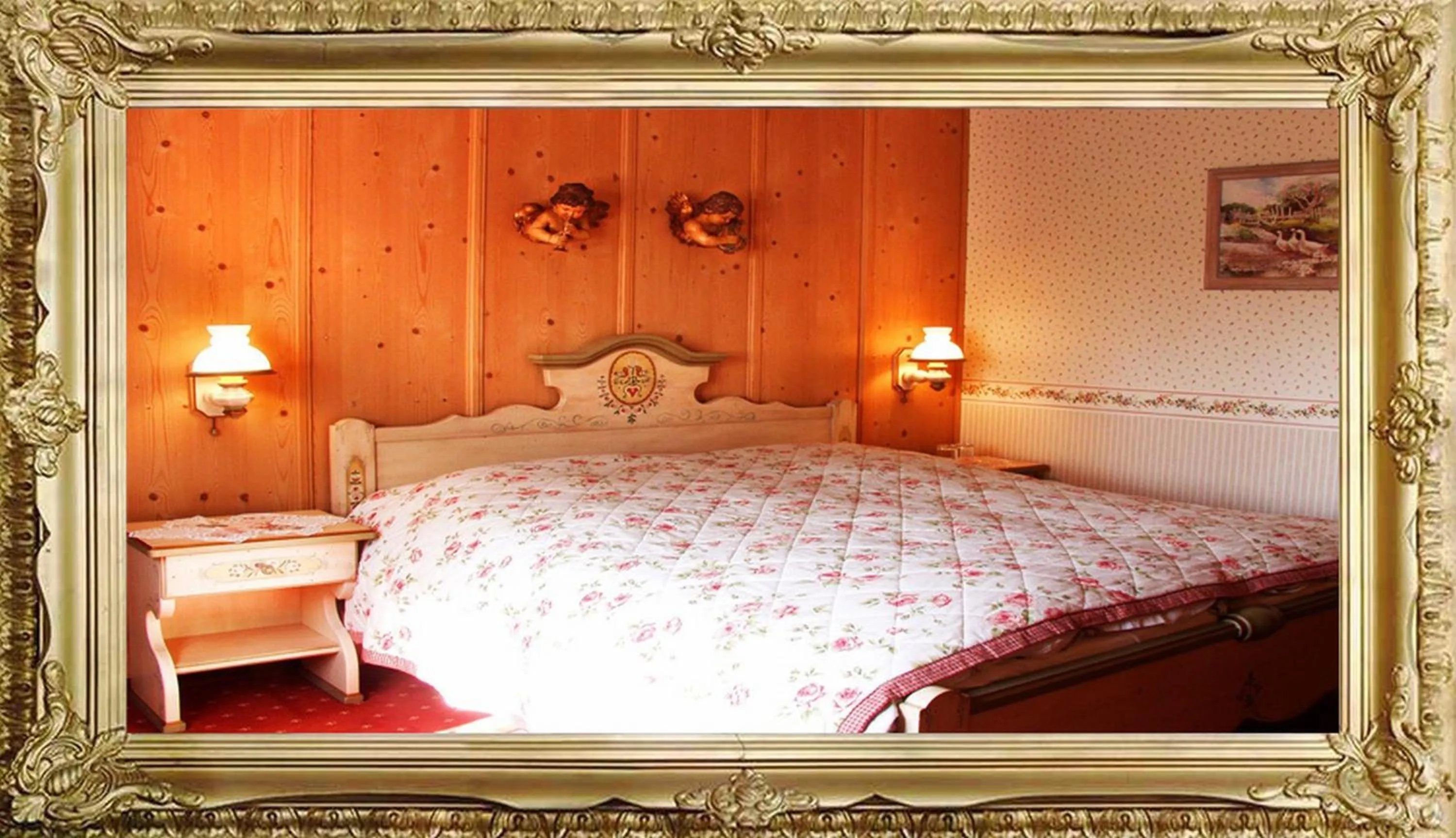 Photo of the whole room, Bed in Landhaus Hotel Romantik