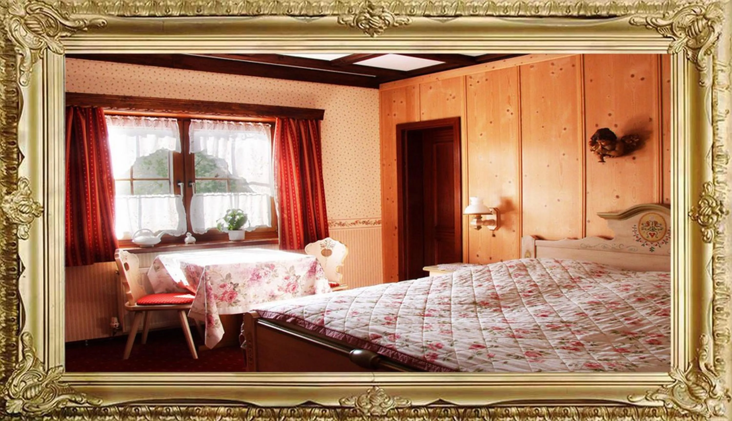 Photo of the whole room, Bed in Landhaus Hotel Romantik