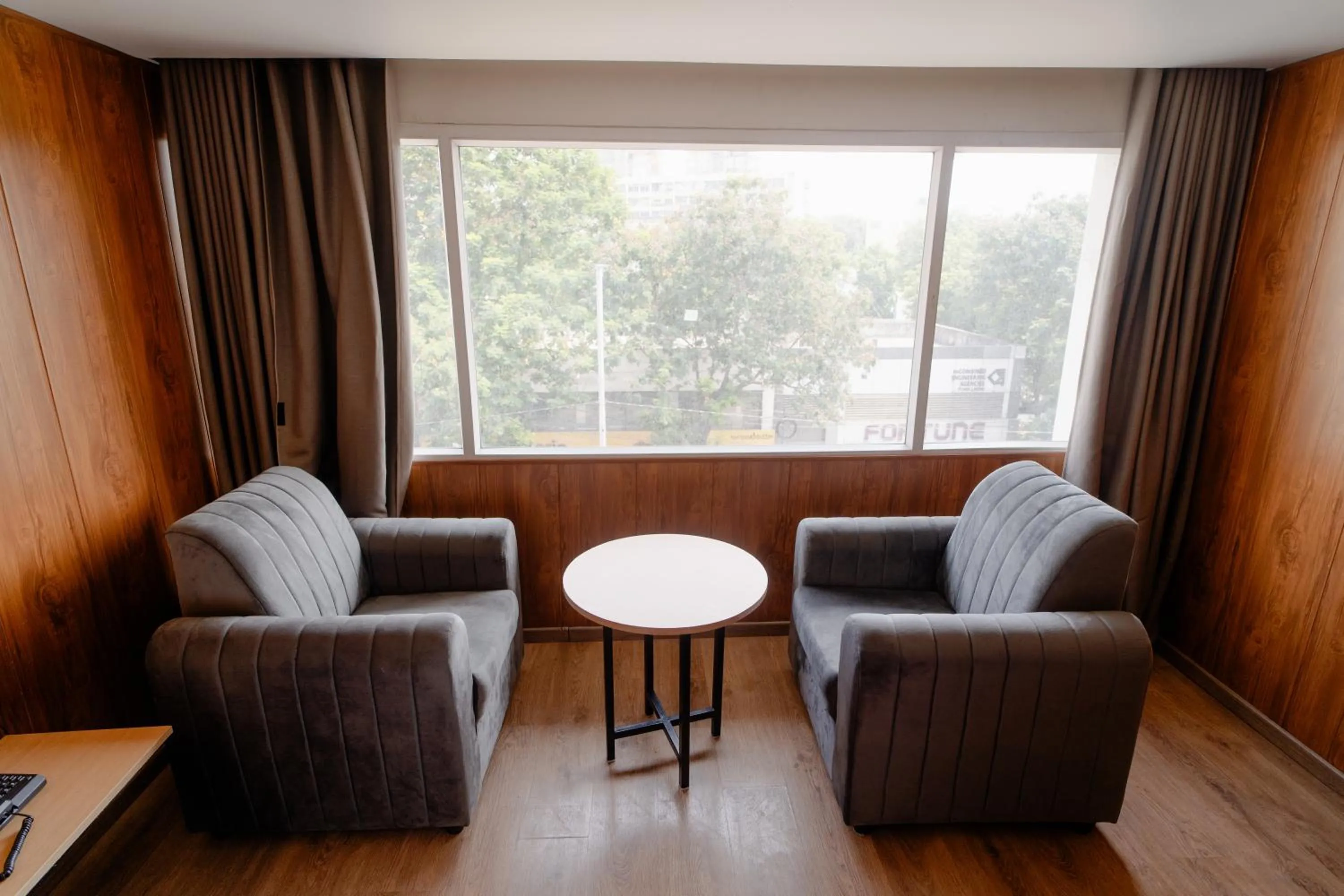 Seating area in Hotel Asrani International