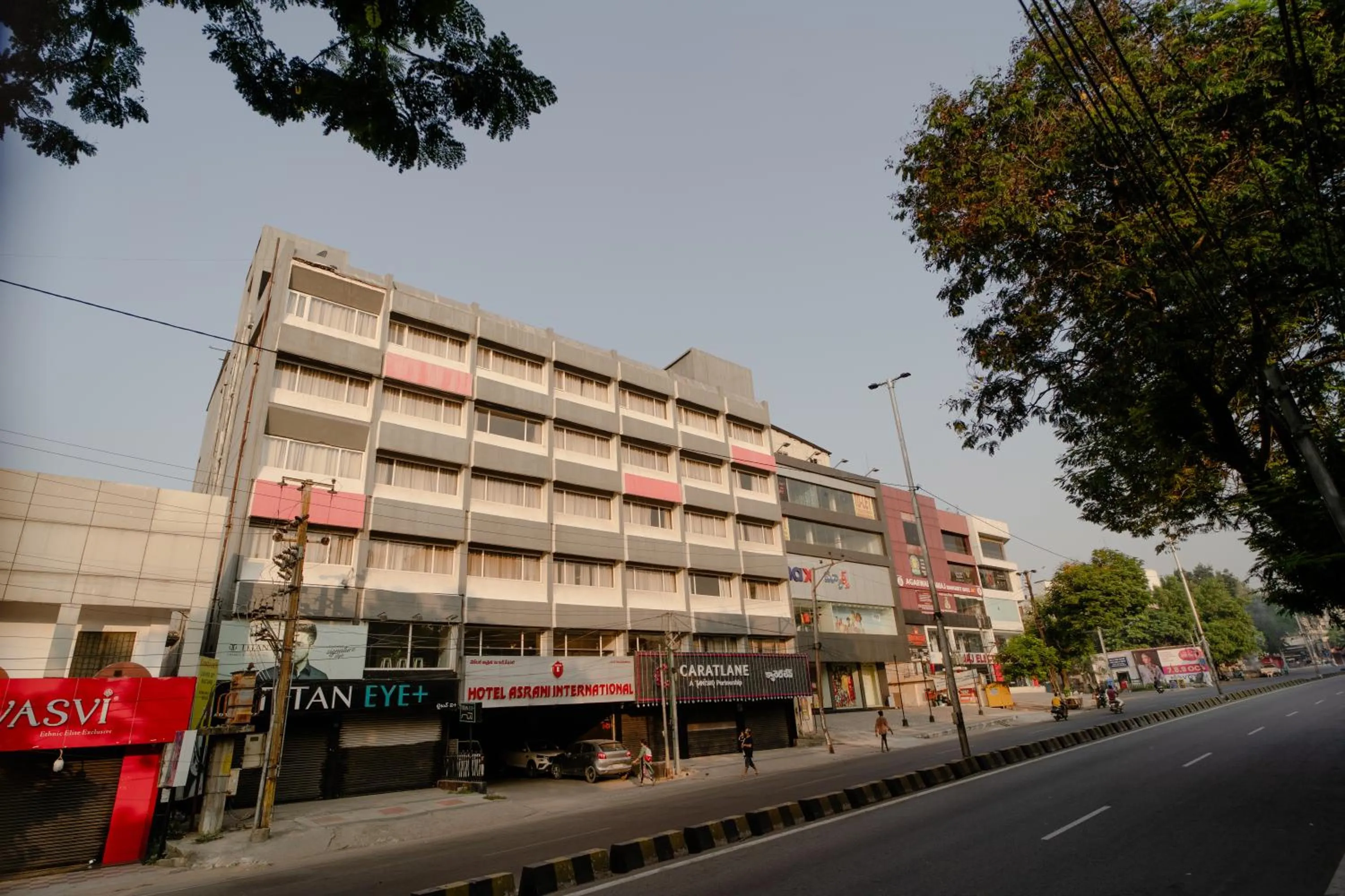 Property building in Hotel Asrani International