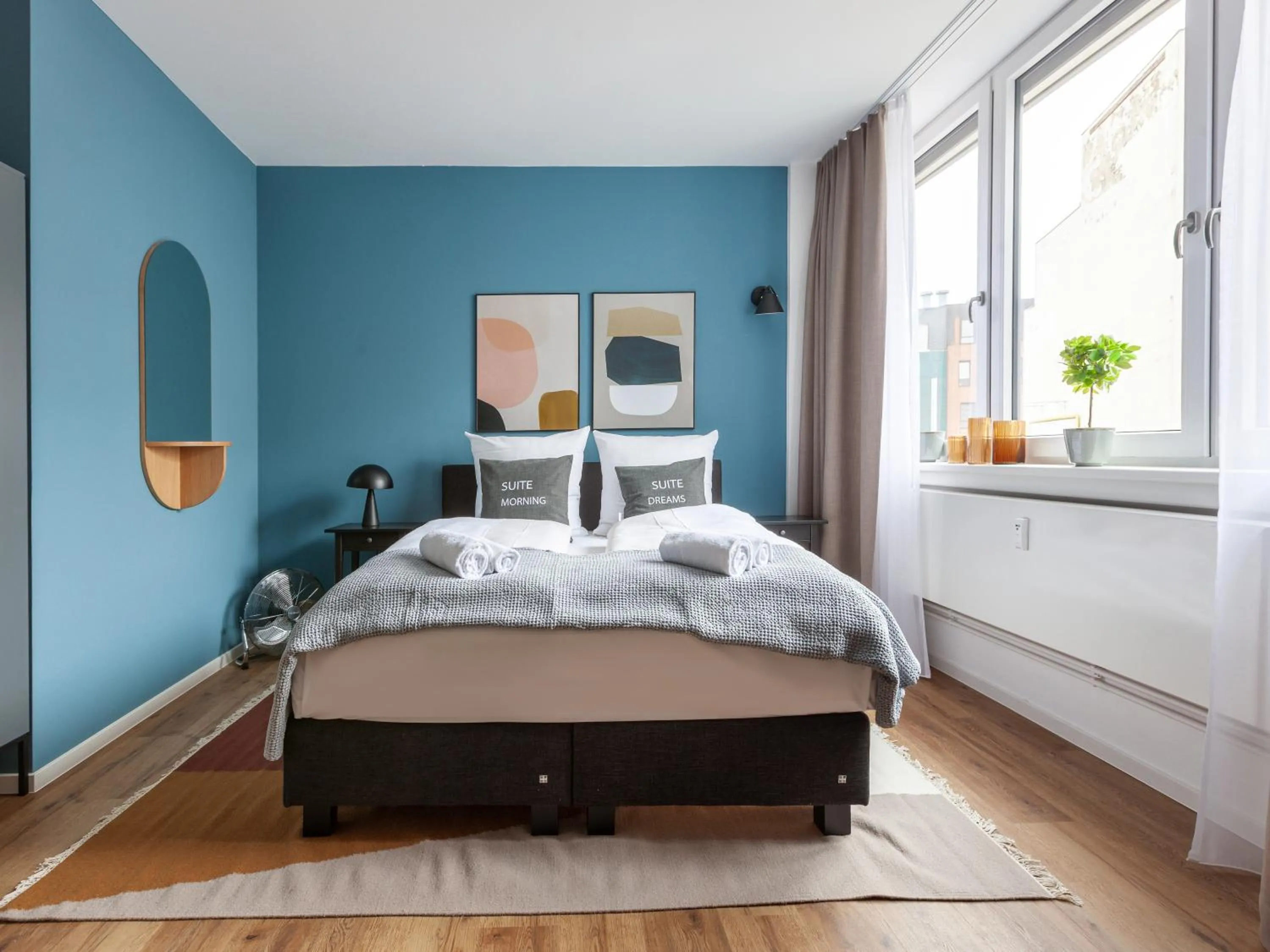 Bed in Limehome Bremen Hutfilterstraße