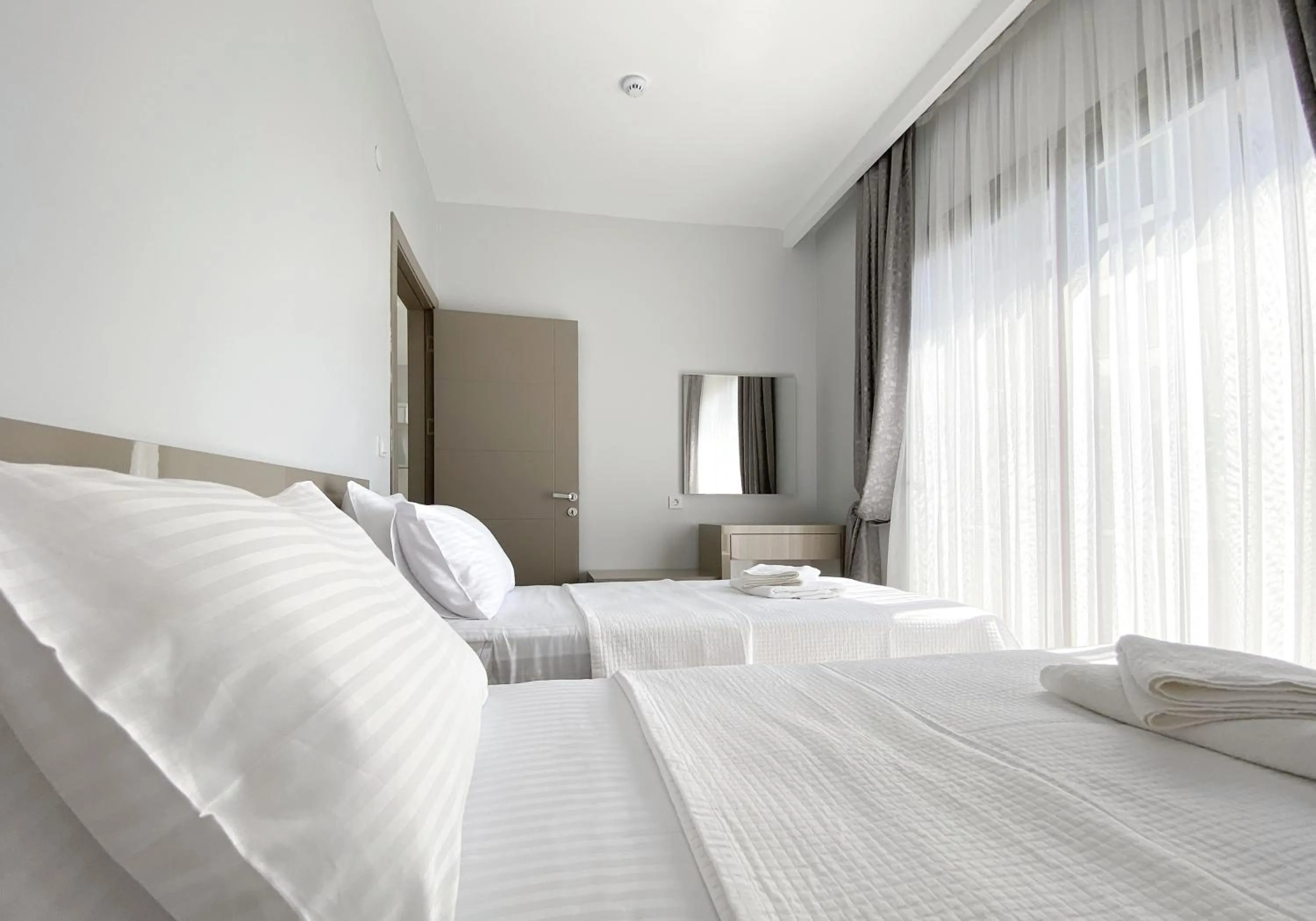 Bed in Azize Palas Apart Otel