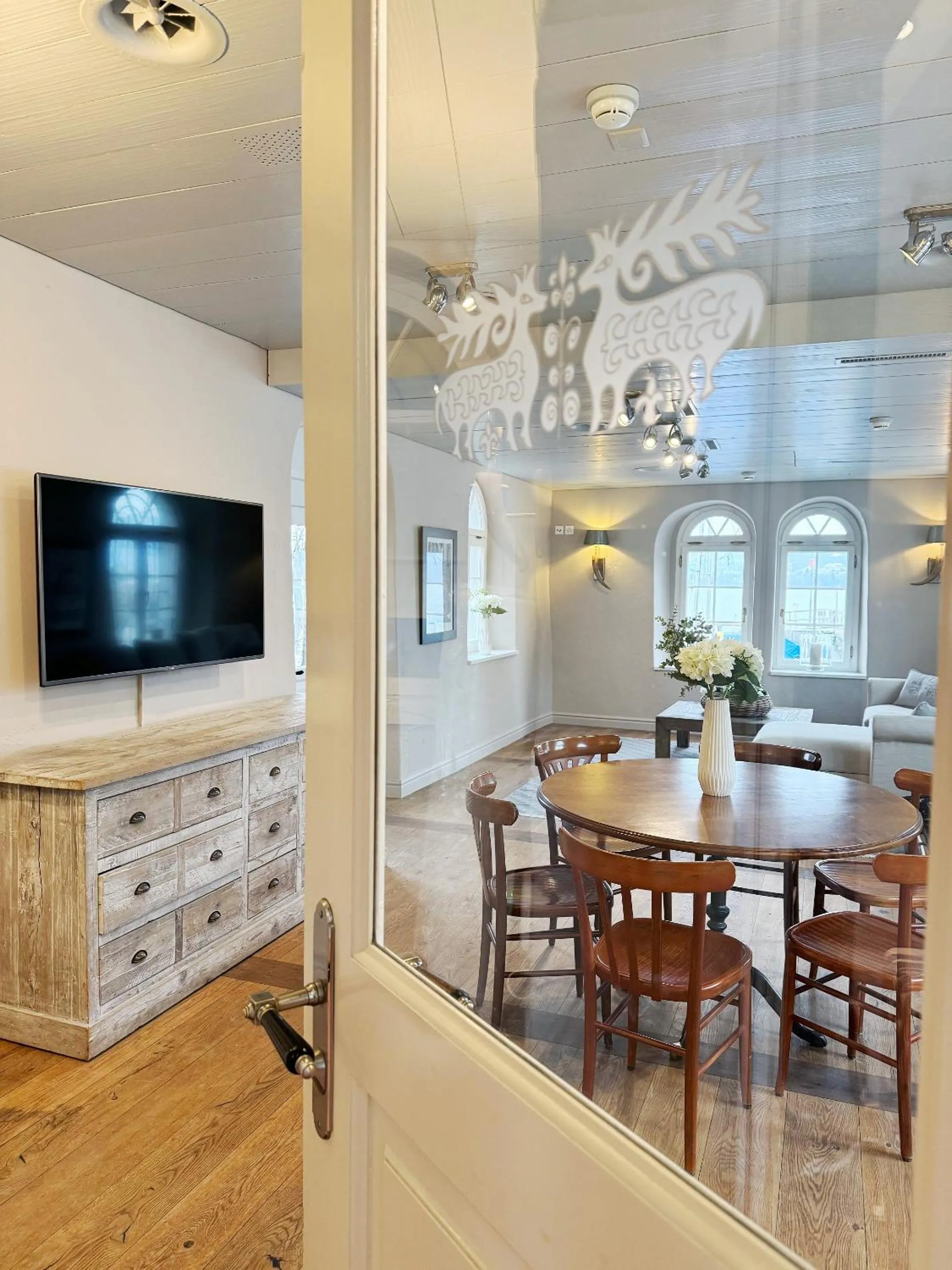 Living room in Hotel Hirschen am See