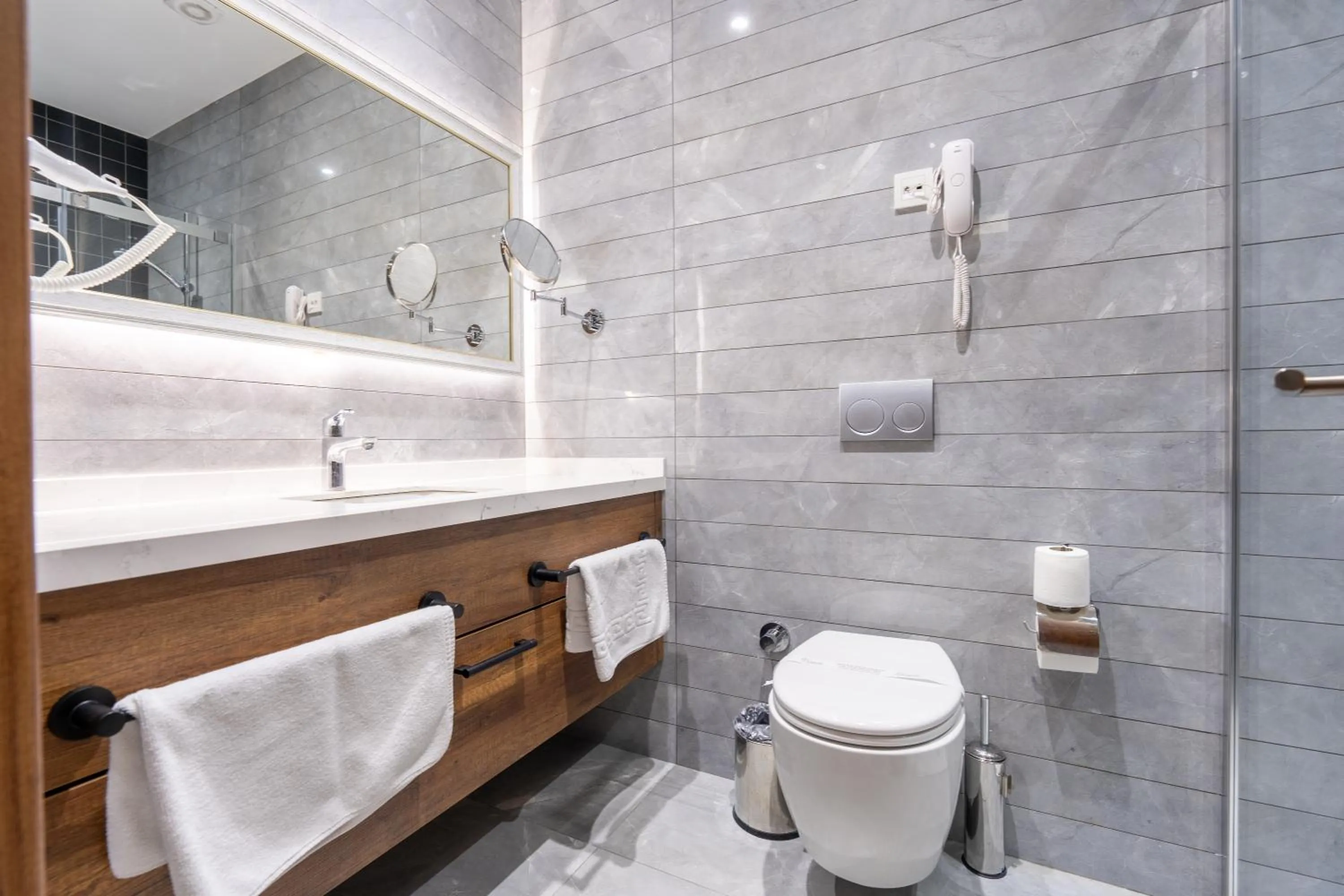 Shower in Mardy Suit Hotel