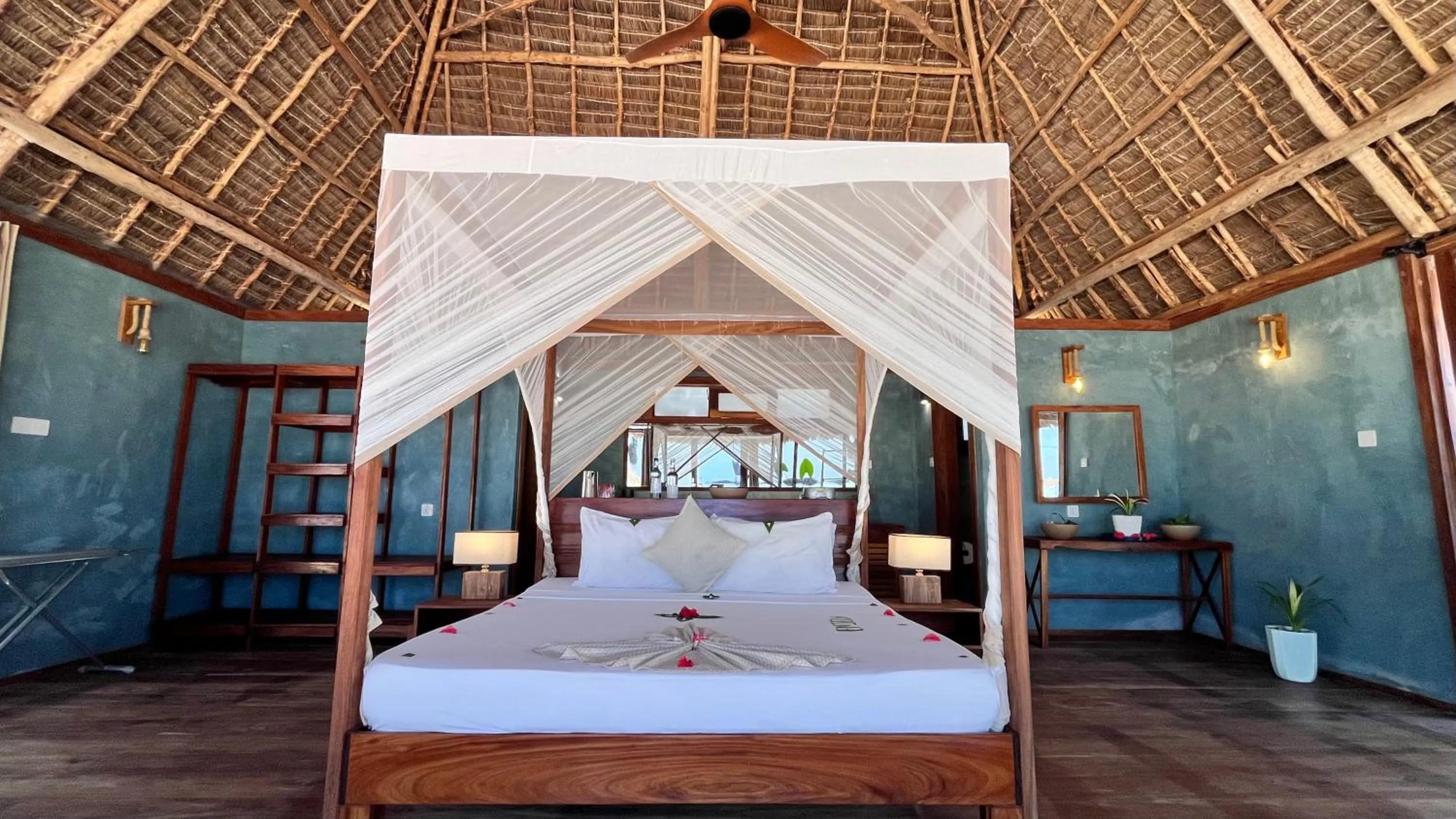 Bed in TIKI Beach Club & Resort