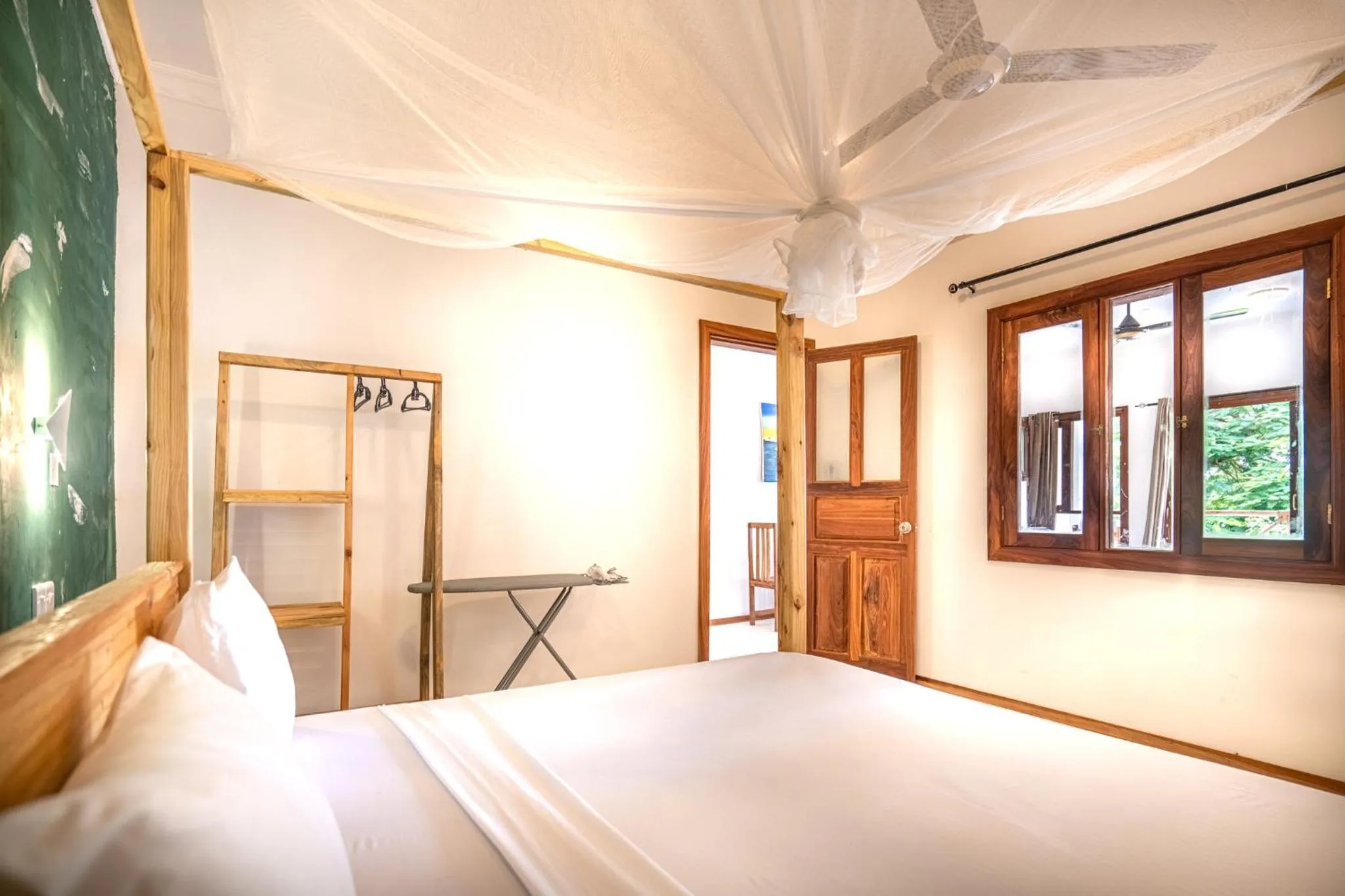 Bed in TIKI Beach Club & Resort