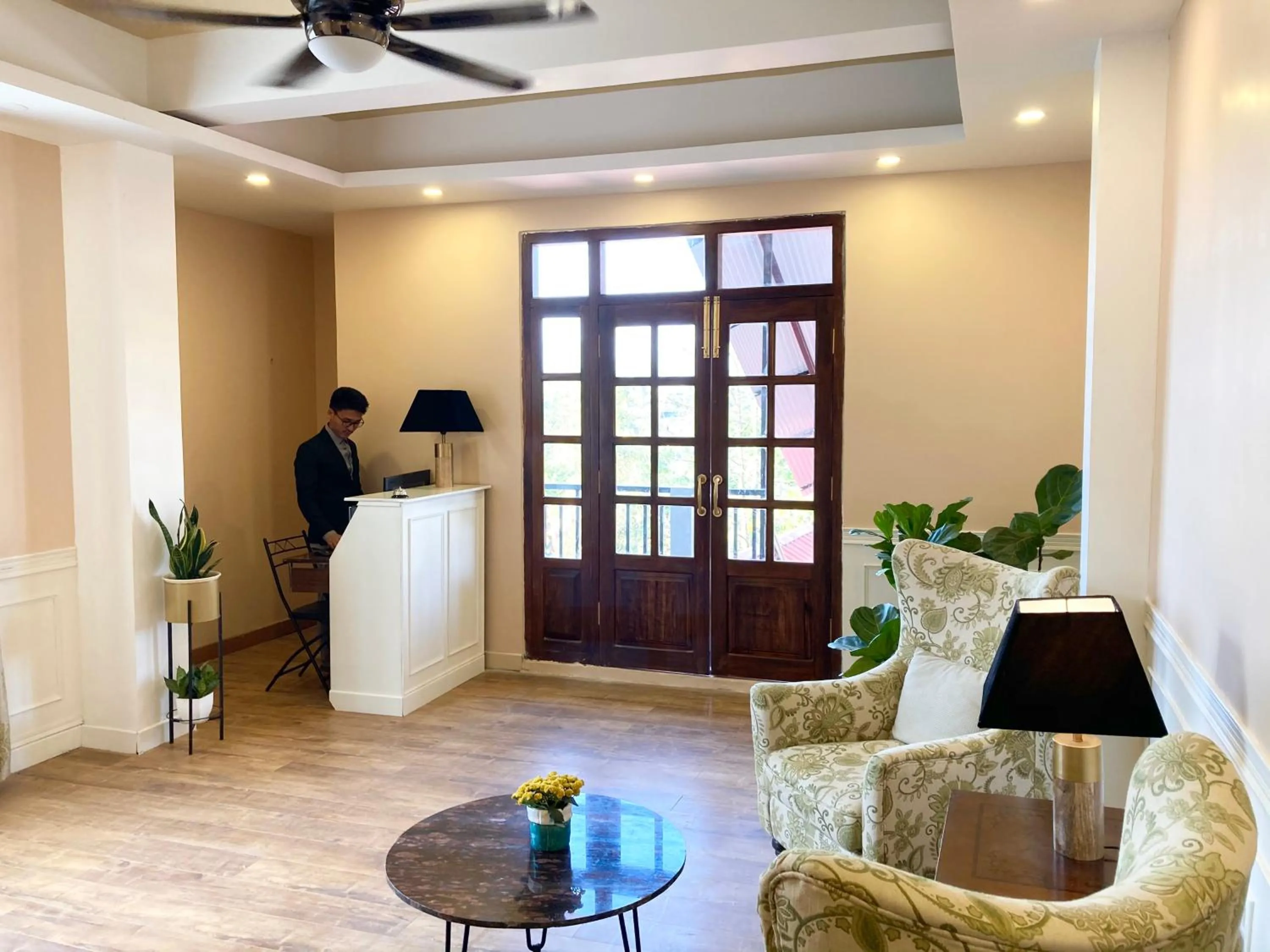 Lobby or reception in Shalom Farmhouse by the hillside
