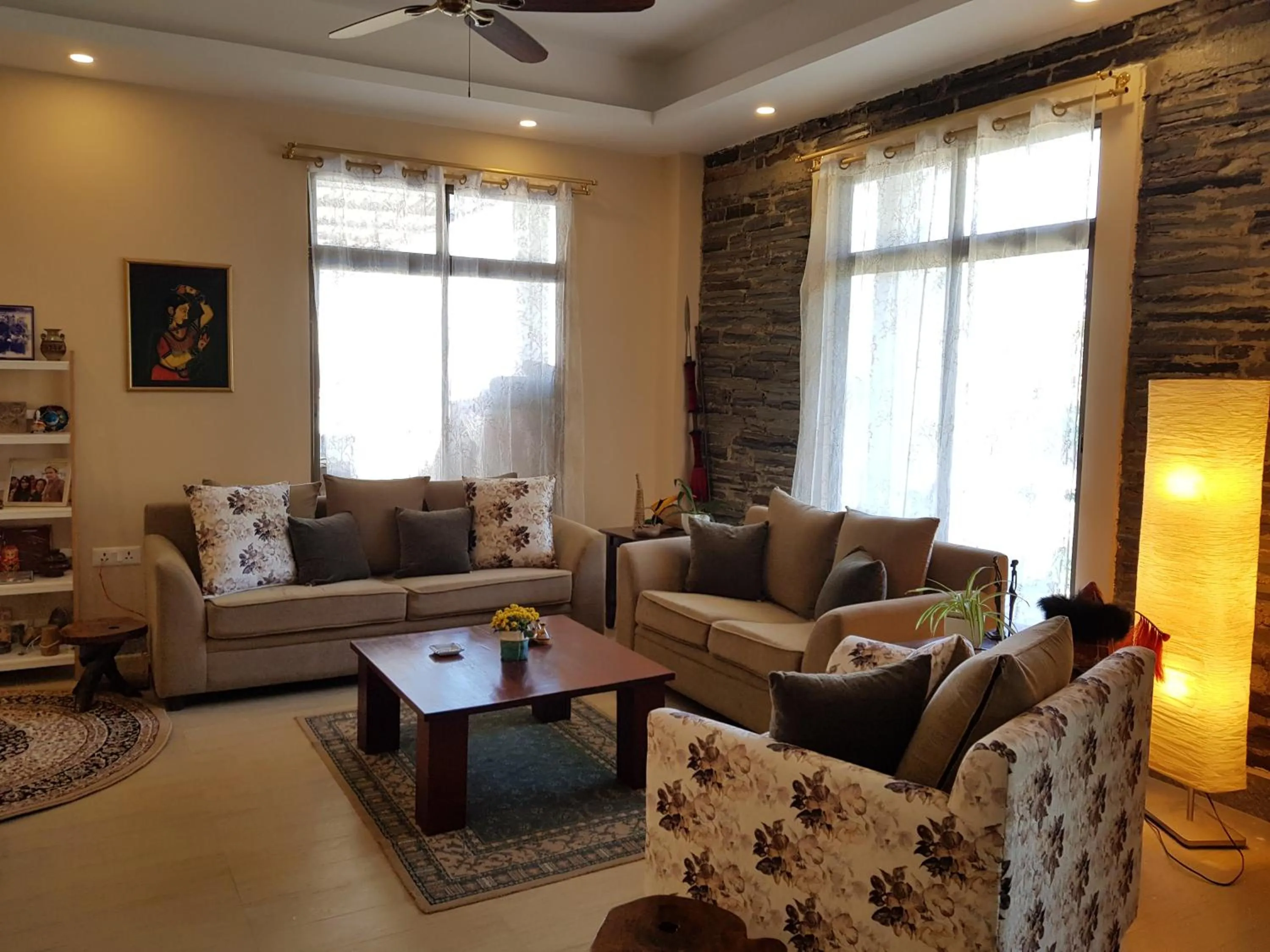 Living room in Shalom Farmhouse by the hillside