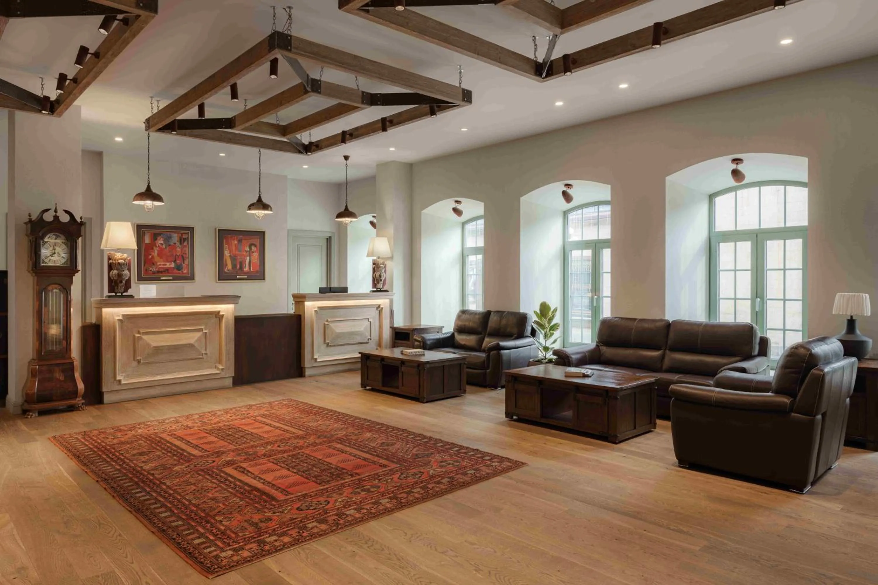 Lobby or reception in GRAND HOTEL GYUMRI by APRICOT Hotels