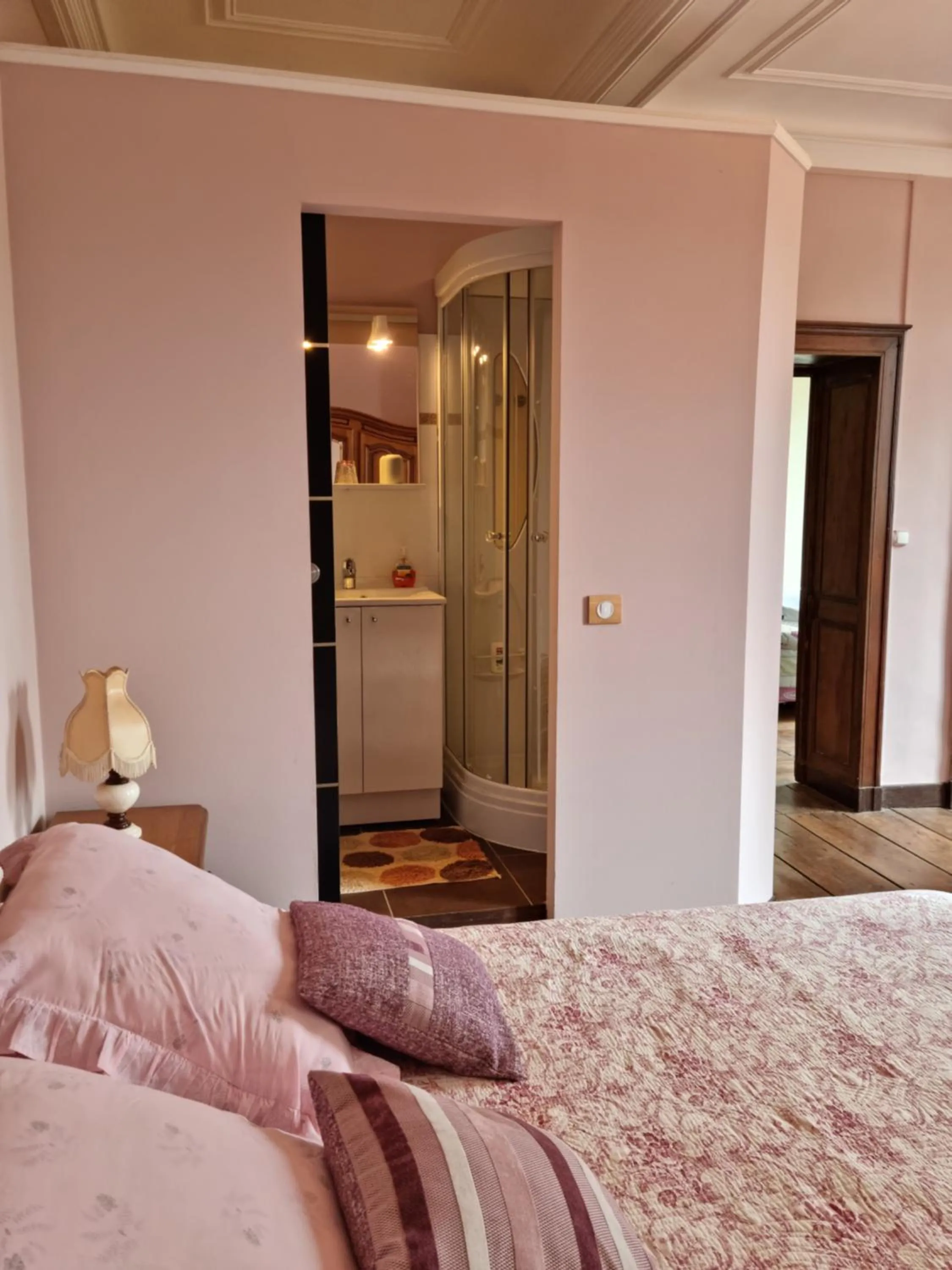 Bed in Chambre d'hôte Daugé