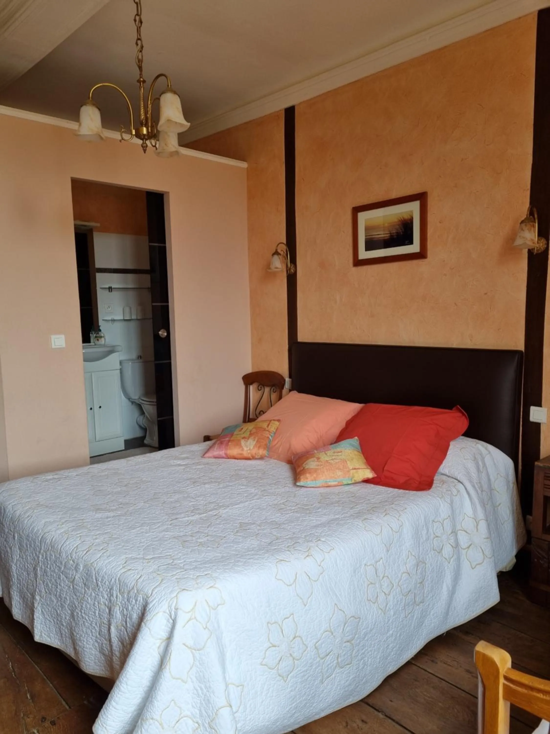 Bed in Chambre d'hôte Daugé