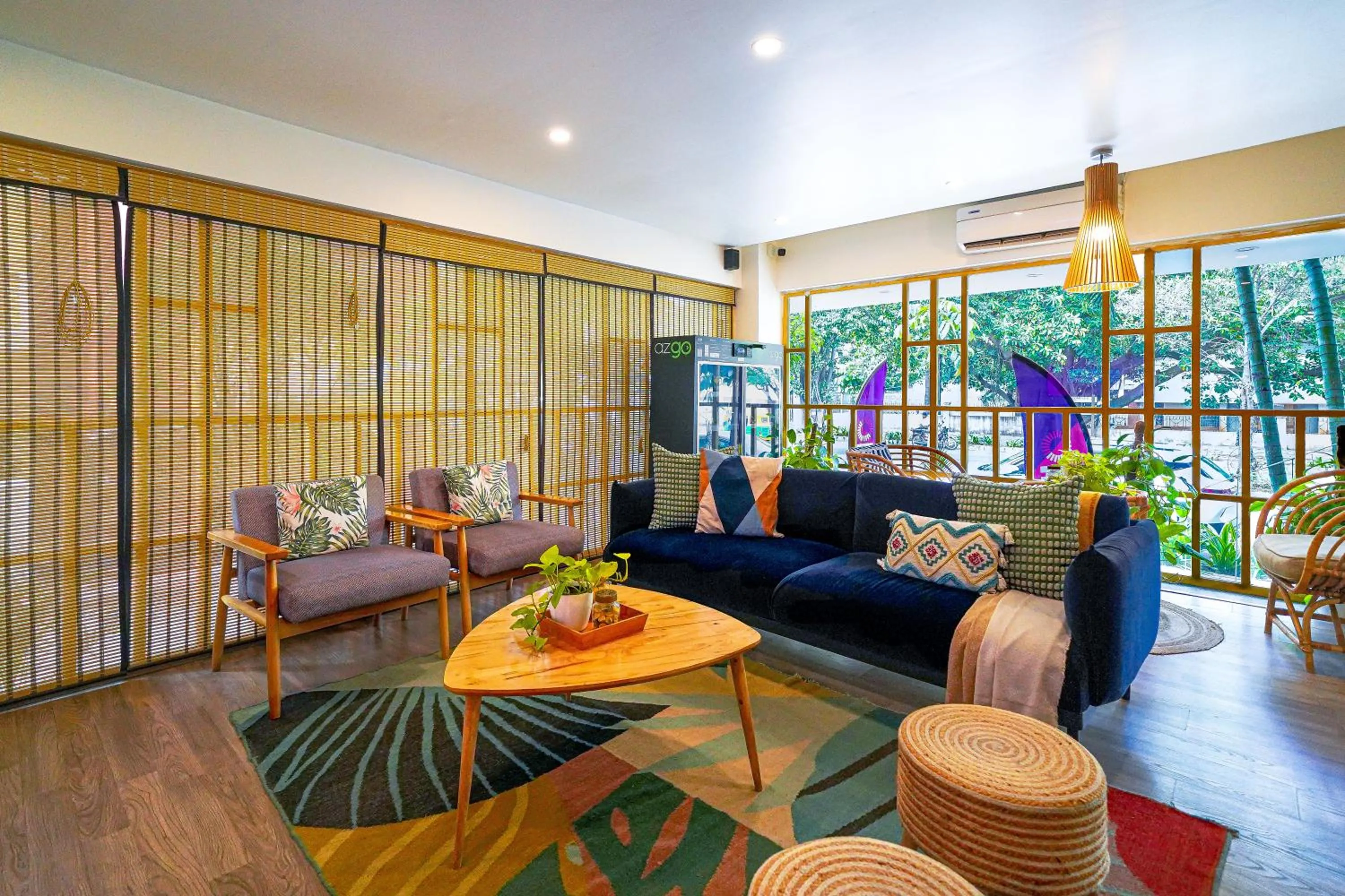 Seating area in Olive Hotel Indiranagar by Embassy Group