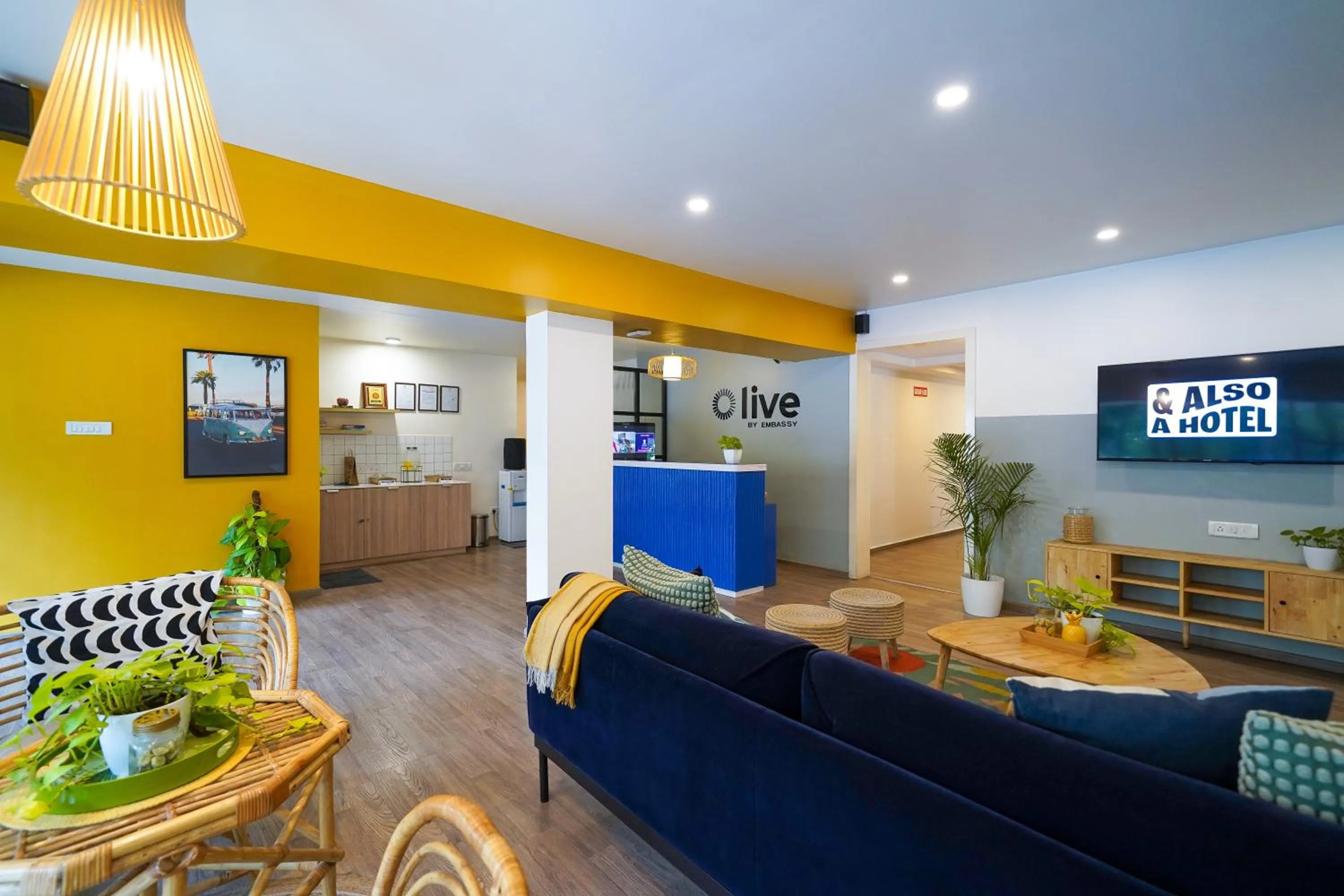 Lobby or reception in Olive Hotel Indiranagar by Embassy Group