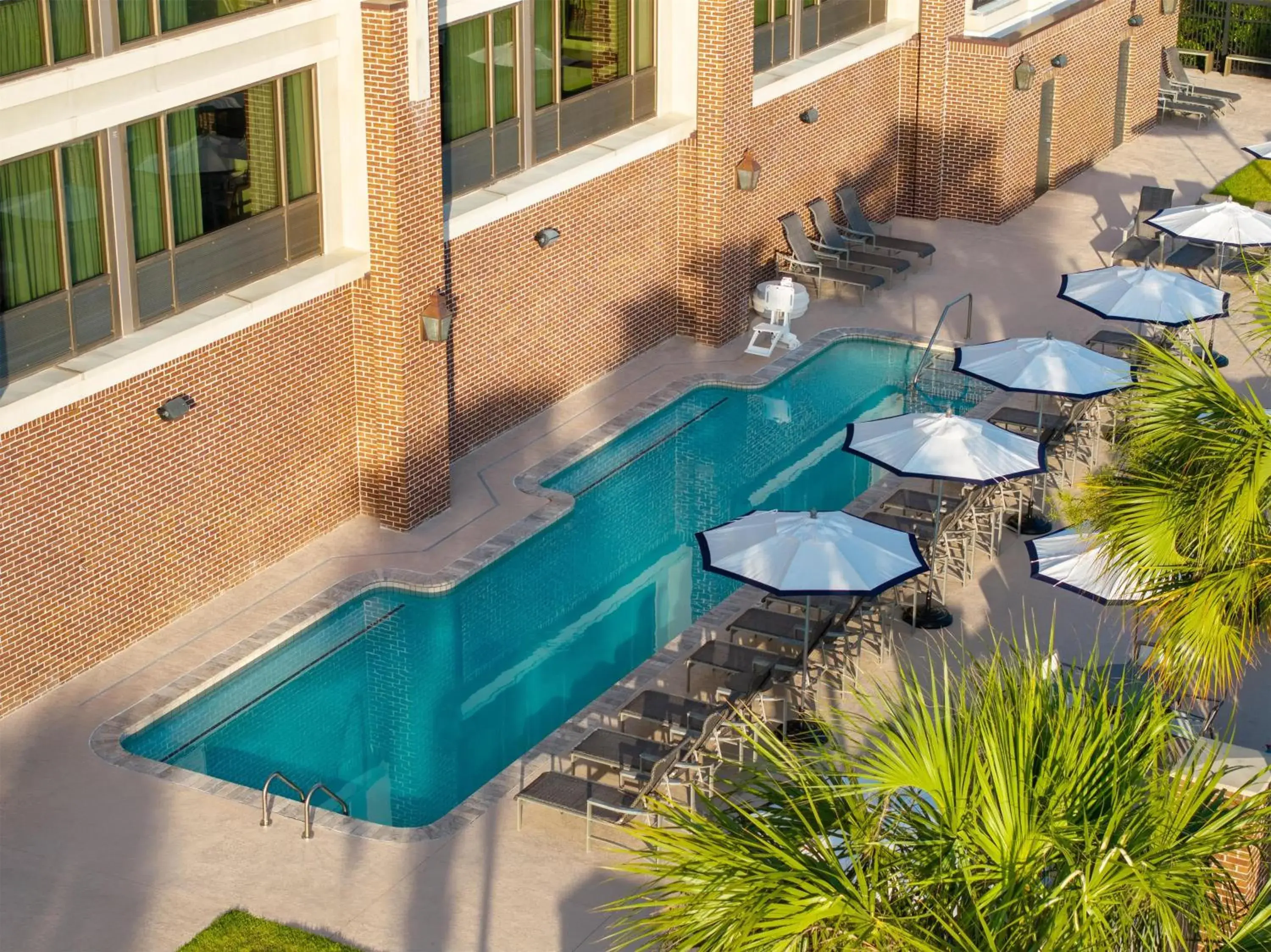 Pool view in Hilton Garden Inn Charleston Waterfront/Downtown Pool view in Hilton Garden Inn Charleston Waterfront/Downtown