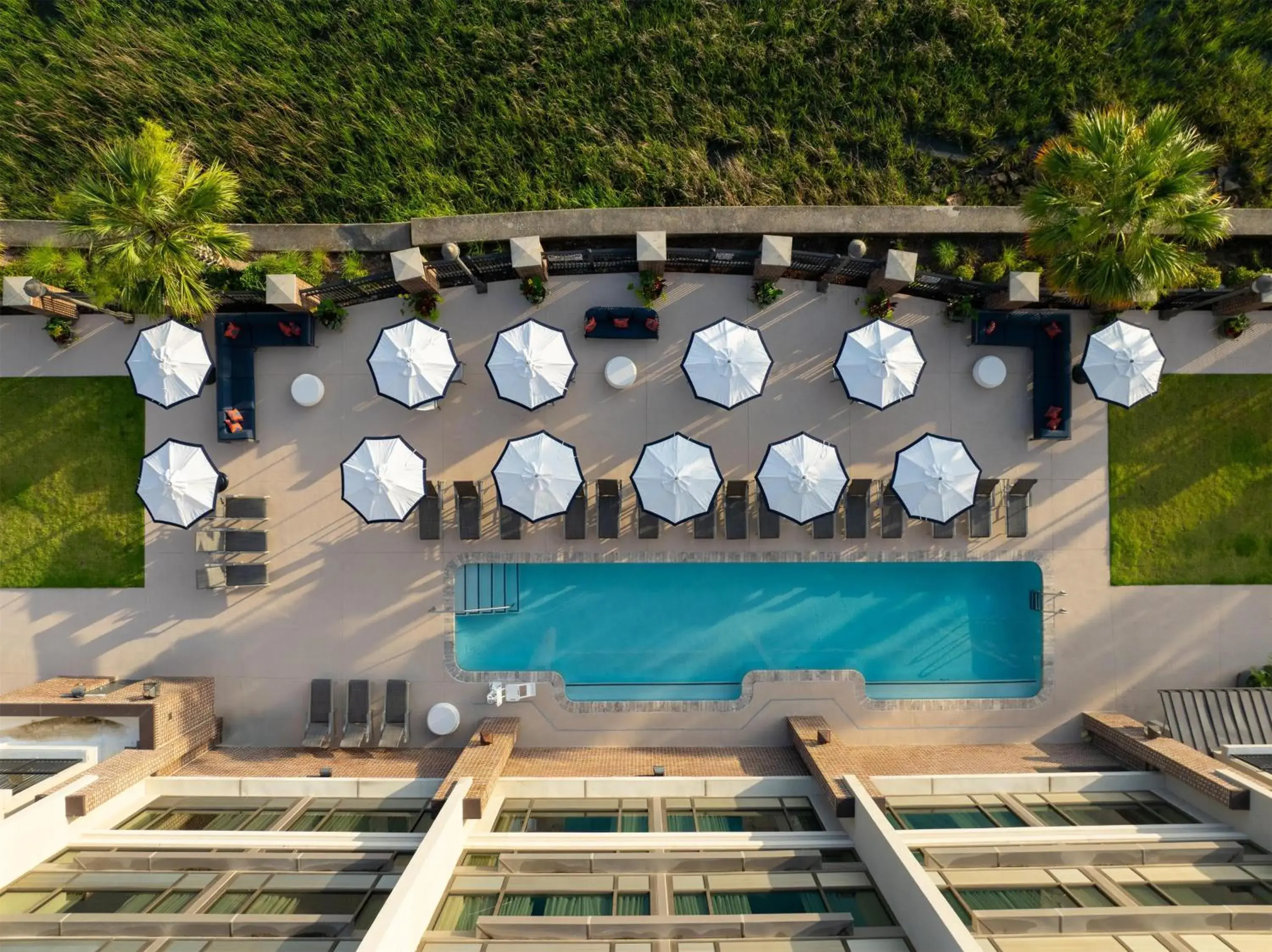Pool view in Hilton Garden Inn Charleston Waterfront/Downtown Pool view in Hilton Garden Inn Charleston Waterfront/Downtown