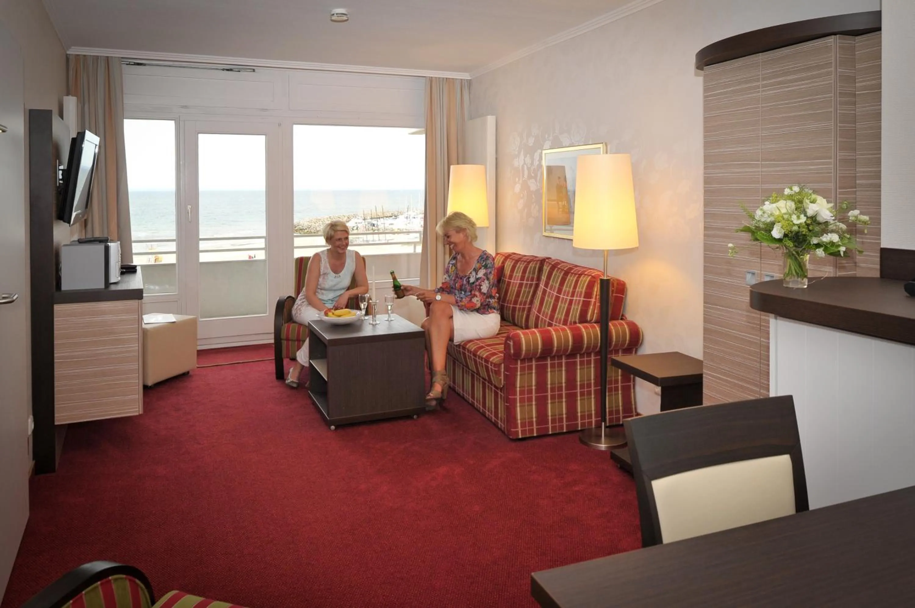 Living room in Hotel Strandidyll